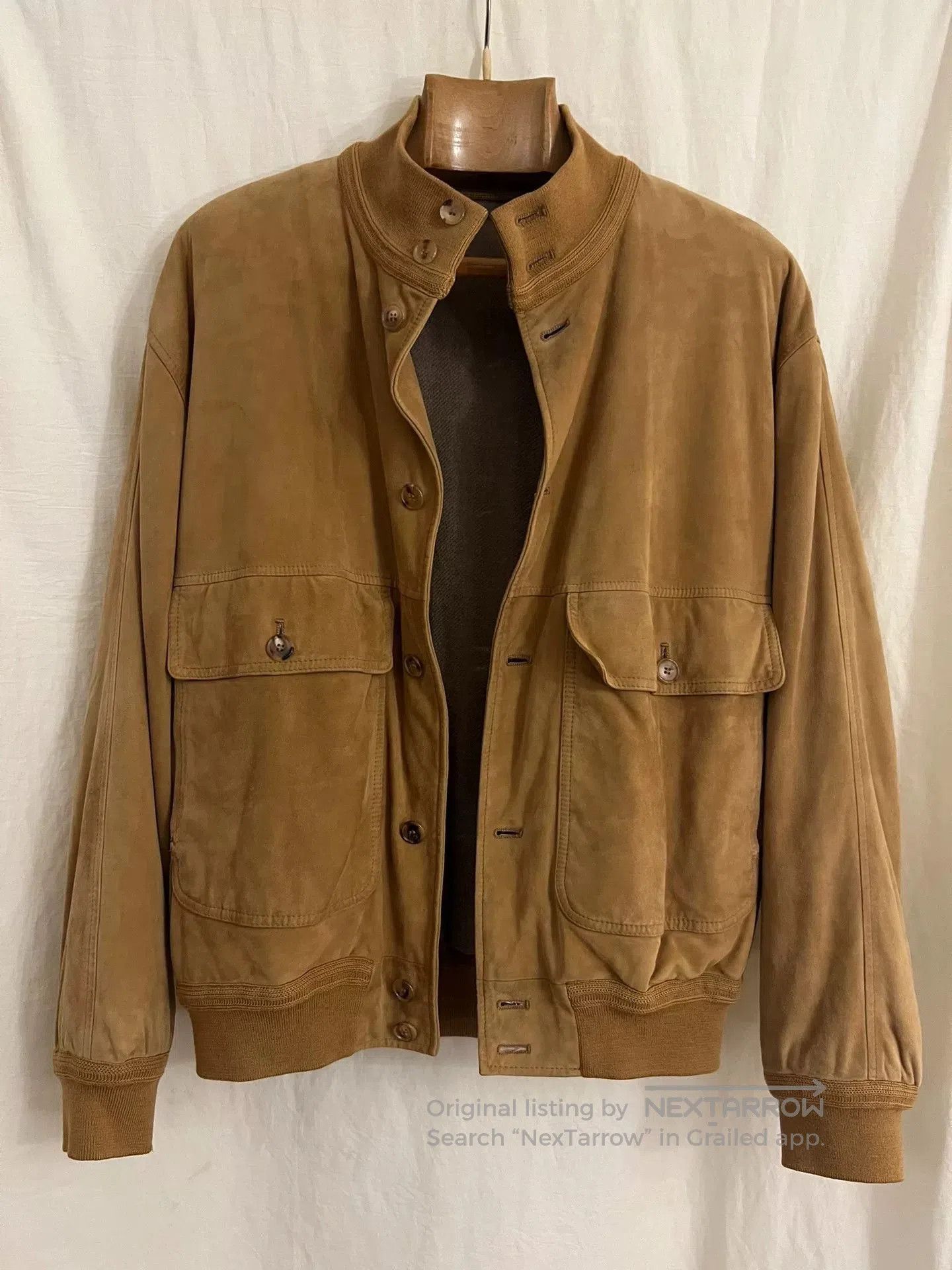 Loro Piana Loro Piana Cashmere Suede Jacket. Size US XXL / EU 58 / 5 - 4 Thumbnail