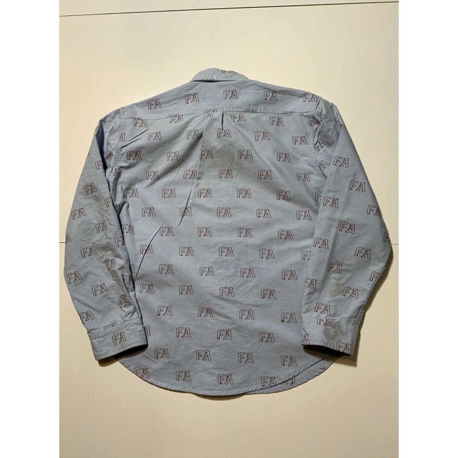 Fucking Awesome Fucking Awesome FA Oxford Blue One Pocket Button Down L/S Shirt Sz. L Mens Size US L / EU 52-54 / 3 - 2 Thumbnail