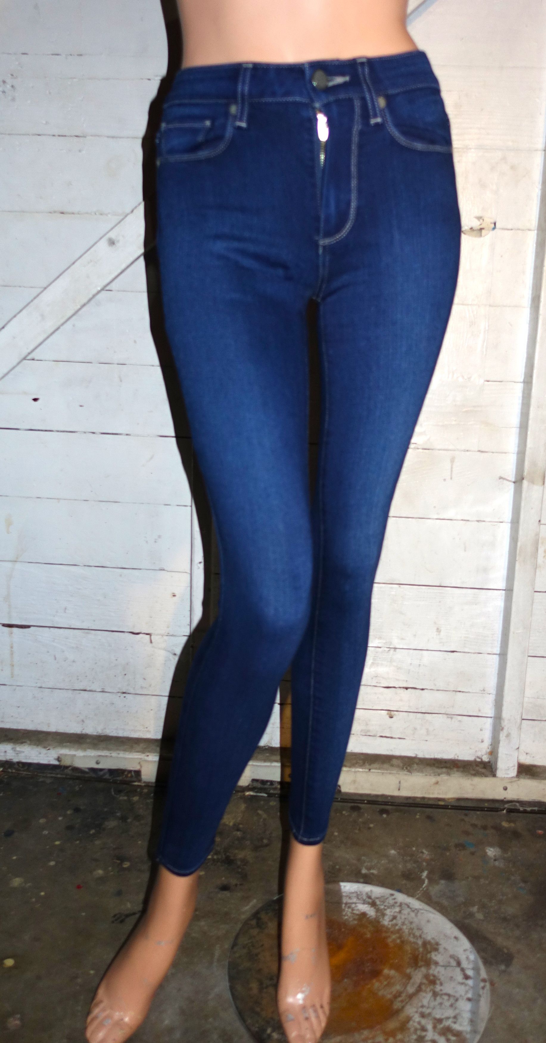 Paige Paige Blue Straight Leg Jeans 24 Size 24" / US 00 / IT 34 - 1 Thumbnail