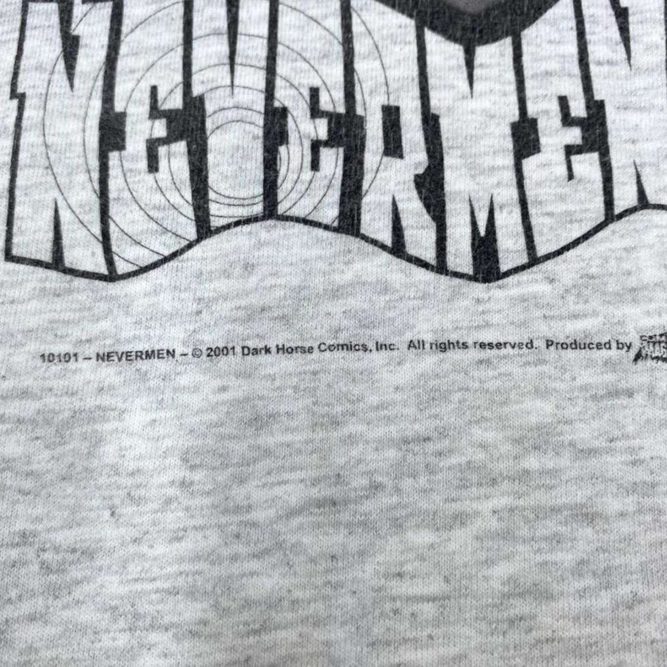 Anvil Vintage Anvil The Nevermen Dark Horse Comics Superhero Graphic T-Shirt XL Grey Mens Short Sleeve 2001 90s Highlights Size US XL / EU 56 / 4 - 3 Thumbnail