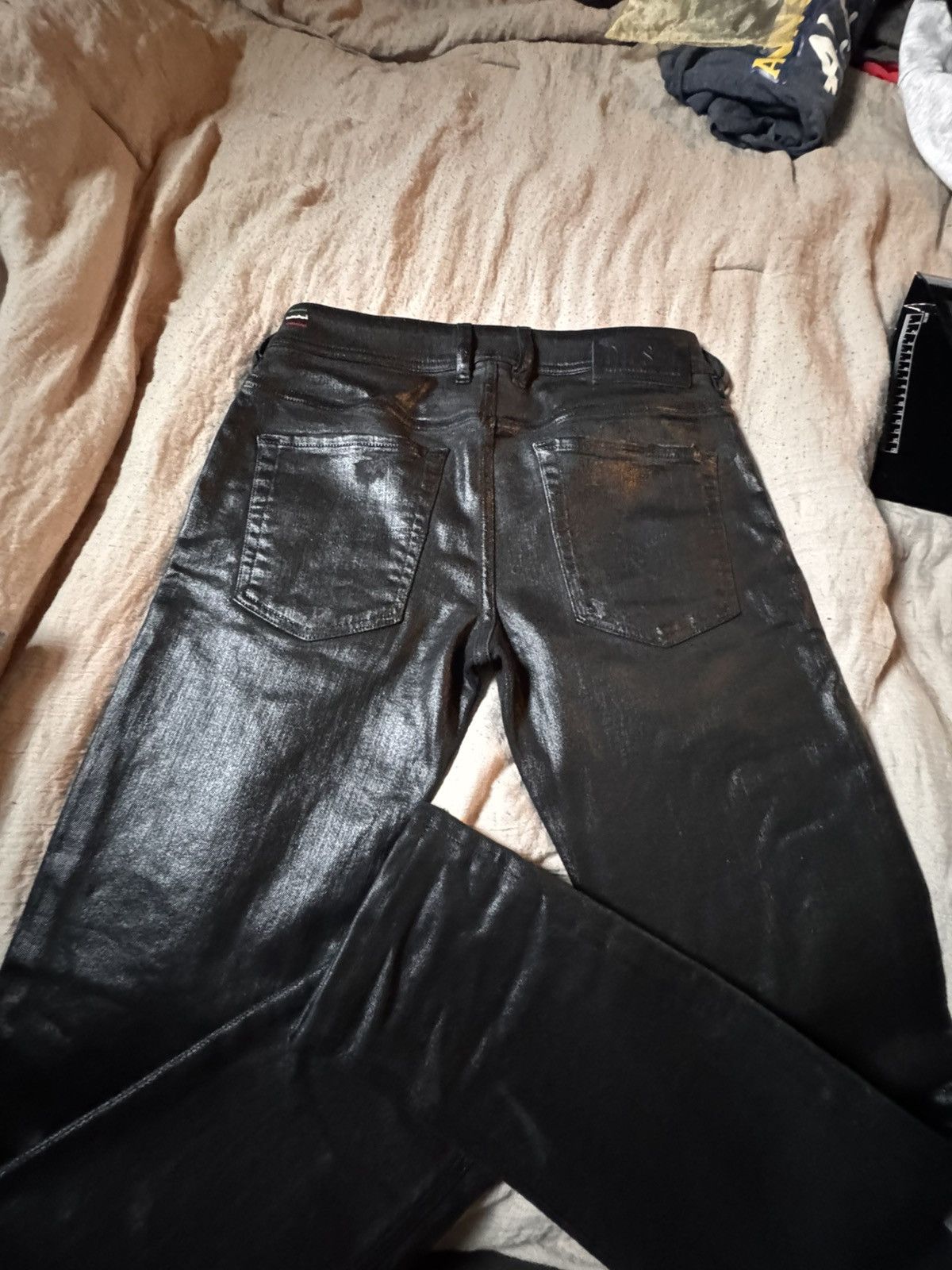 Diesel Diesel Black Jeans 2% Spandex Size US 29 - 6 Thumbnail
