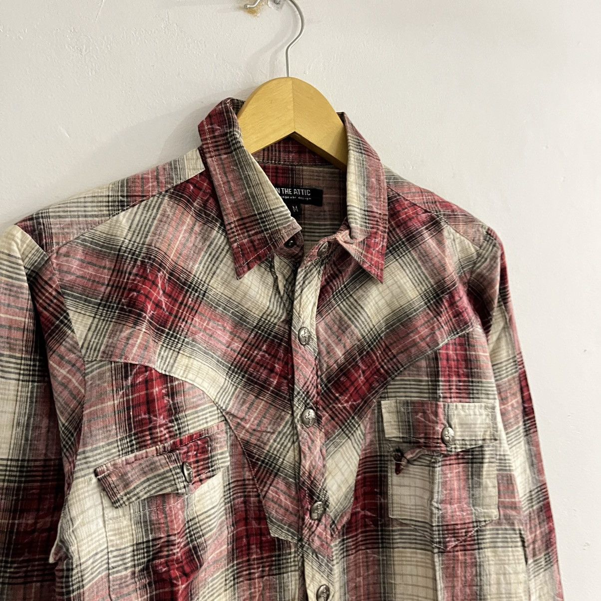 In The Attic In The Attic Western Fit Plaid Button Up Size US S / EU 44-46 / 1 - 3 Thumbnail