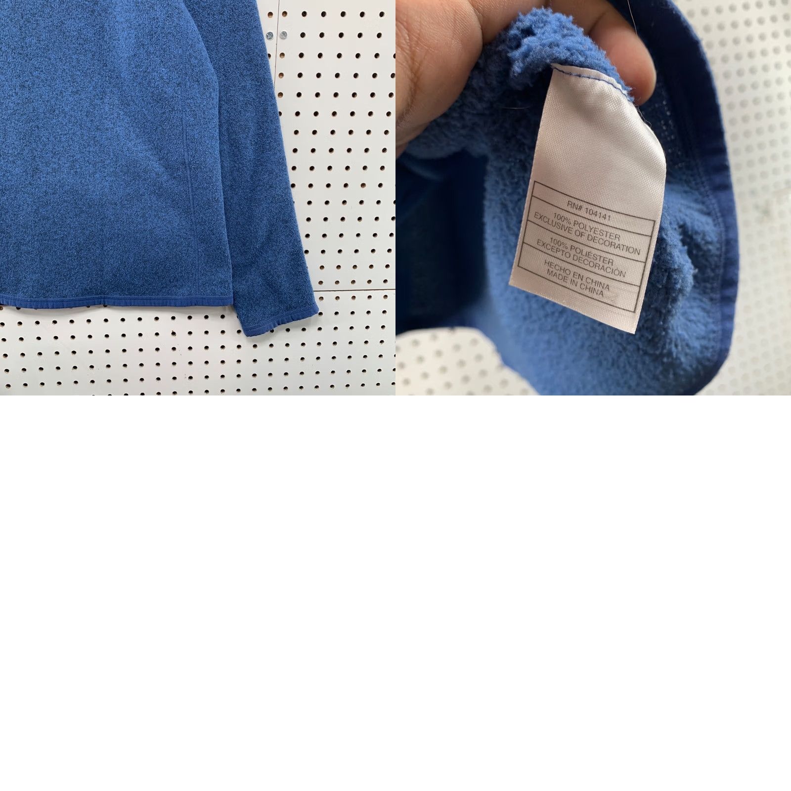 Nike ACG VINTAGE Nike ACG Fleece Zip Jacket Womens Medium Blue Pockets 20.5x25 Size M / US 6-8 / IT 42-44 - 11 Thumbnail