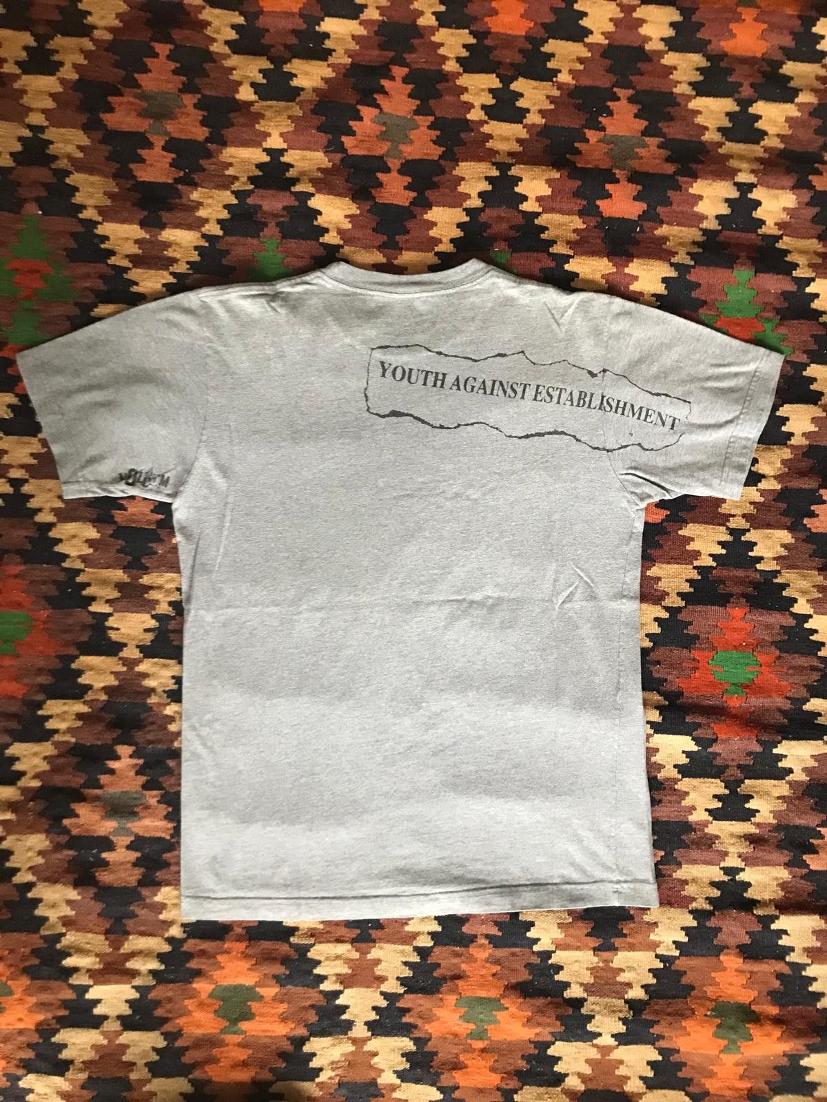 Volcom Volcom "Ride Large" "Youth vs Establishment" Vtg Orig Sk8 T Size US M / EU 48-50 / 2 - 3 Thumbnail