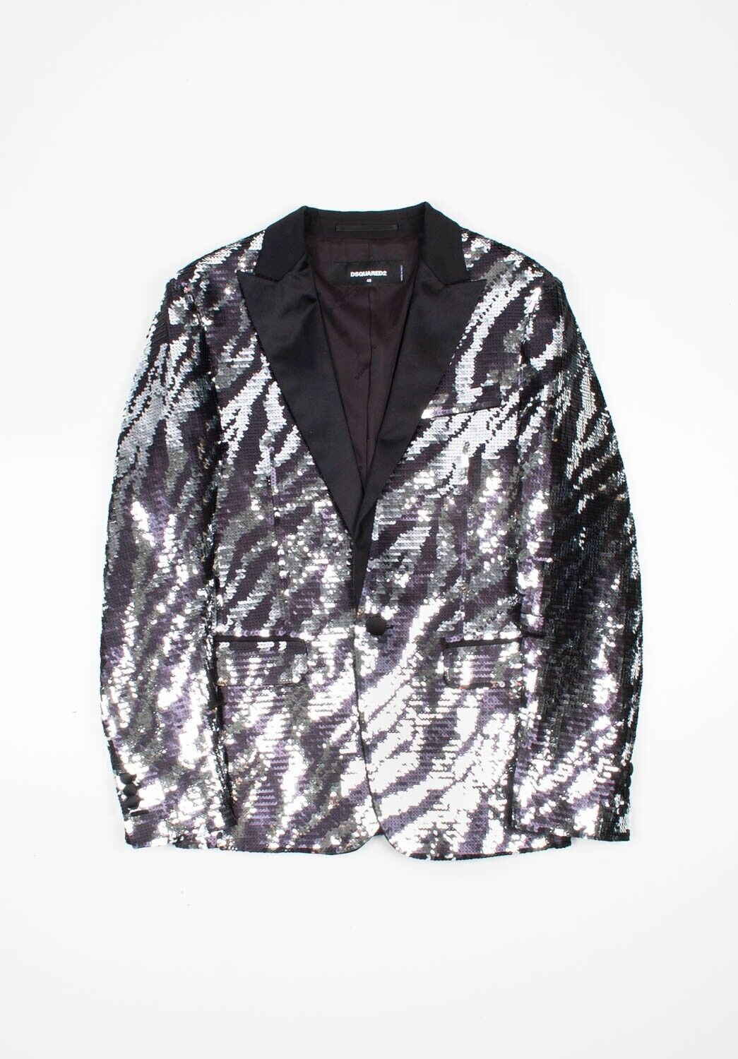 Dsquared2 Dsquared2 Men Jacket Sequin Blazer Size ITA48/Medium Size US M / EU 48-50 / 2 - 1 Thumbnail