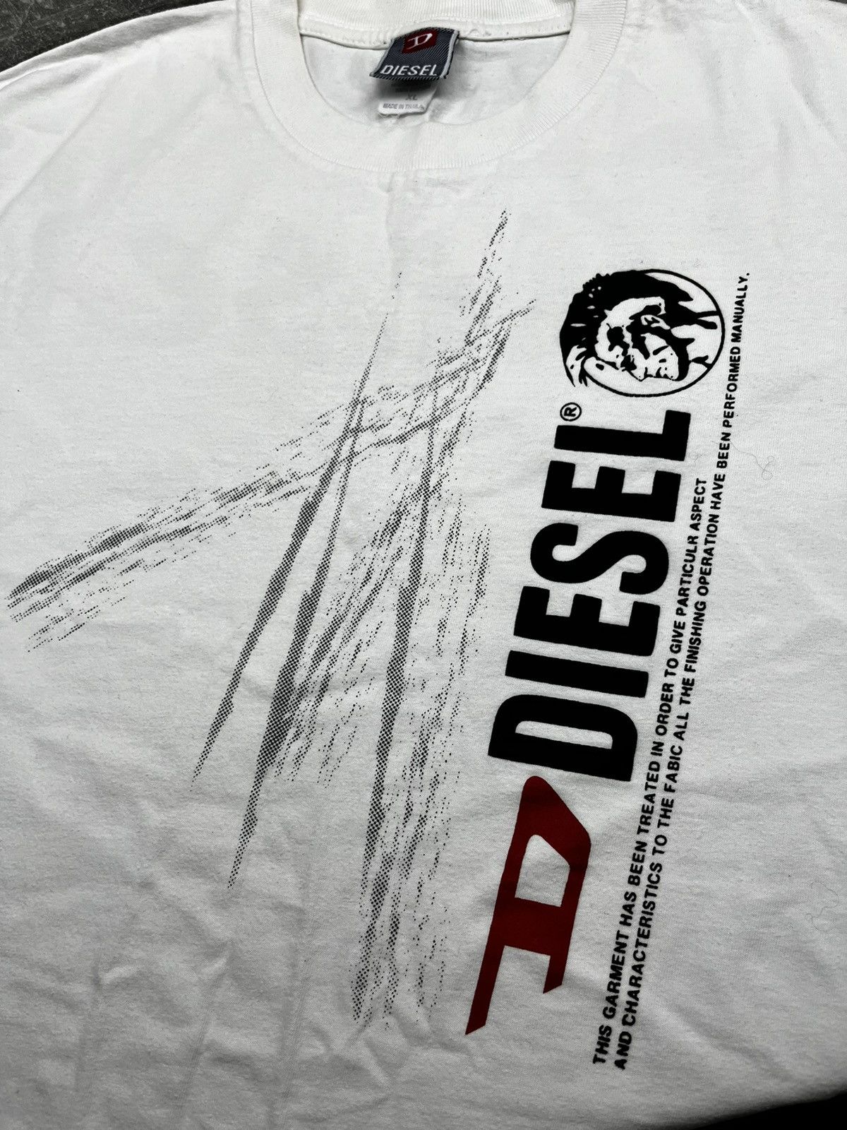 Diesel × Vintage Diesel t shirt big logo 90s vintage Size US XL / EU 56 / 4 - 12 Thumbnail