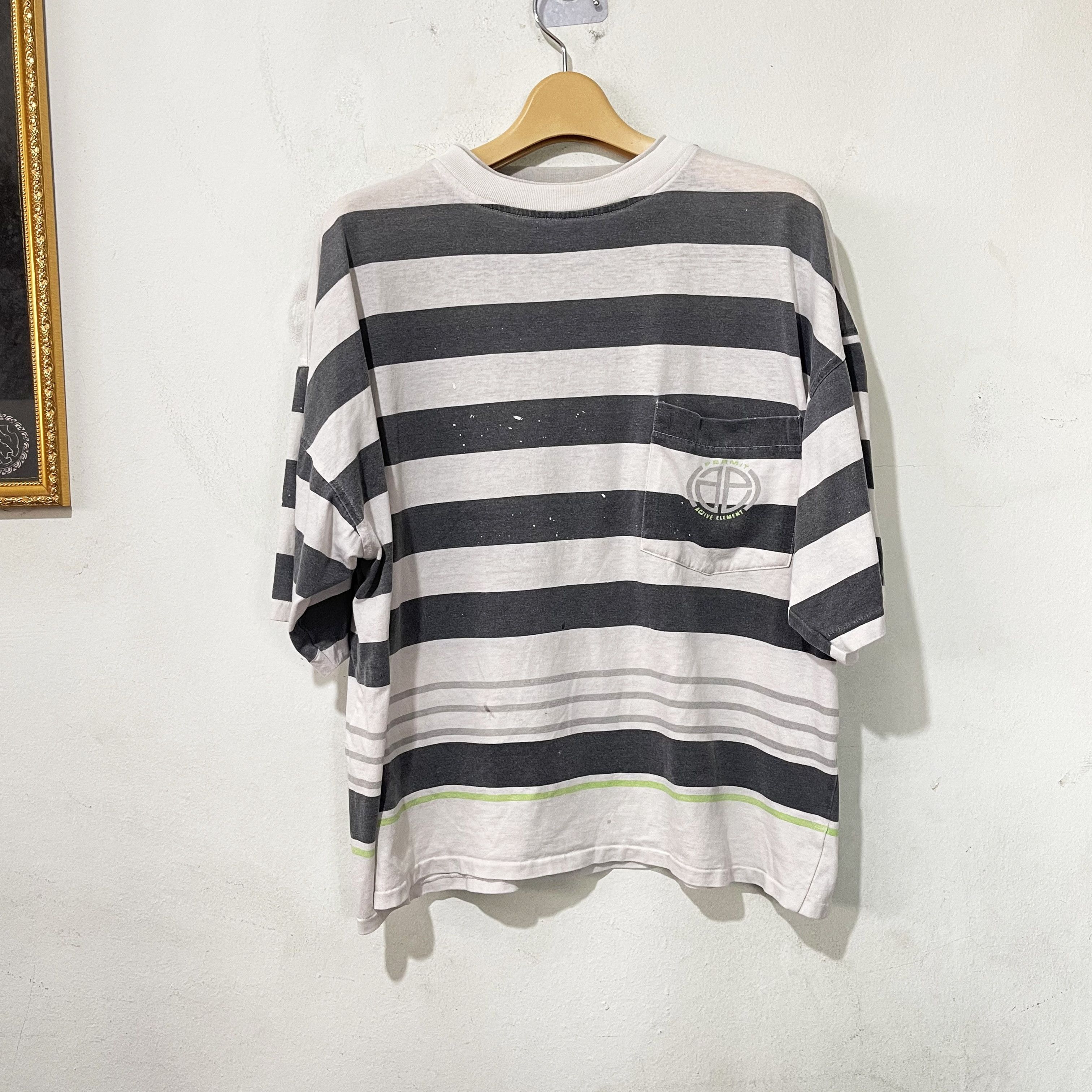 Vintage Vintage 90s Striped Surf Pocket Crop Tops Size XL / US 12-14 / IT 48-50 - 1 Thumbnail