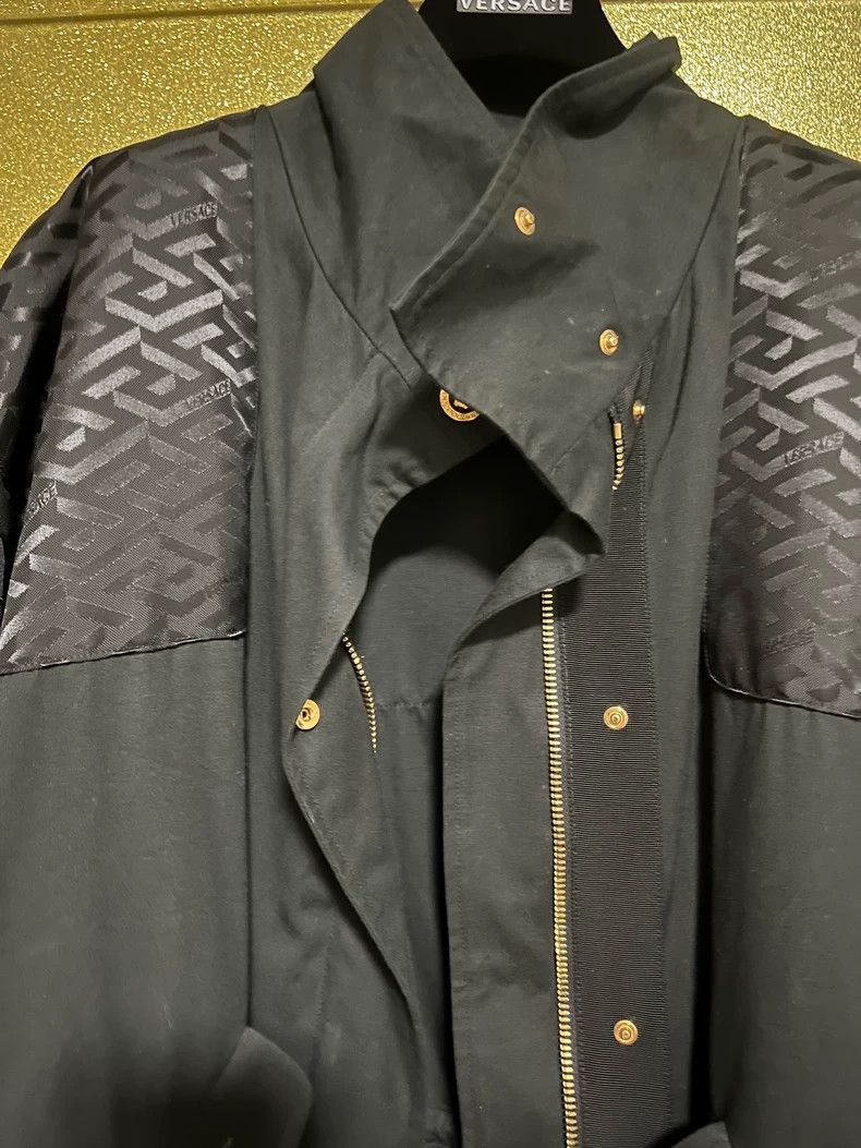 Versace Versace Long trench coat Size US M / EU 48-50 / 2 - 2 Thumbnail