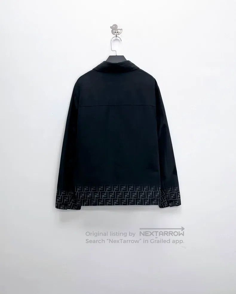 Fendi Fendi Black and Grey Washed Faded Dark Pattern Double F Pr Size US S / EU 44-46 / 1 - 2 Thumbnail