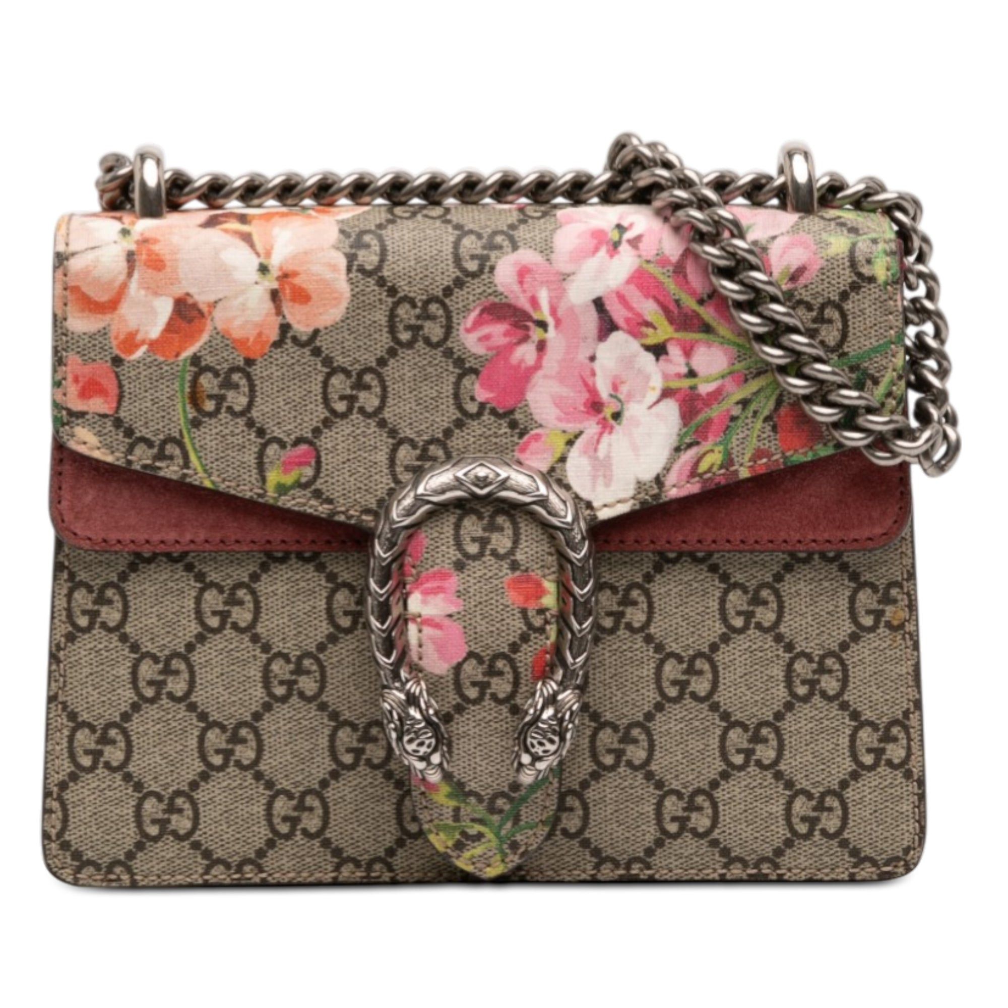 Gucci Small GG Supreme Blooms Dionysus Crossbody Size ONE SIZE - 1 Thumbnail