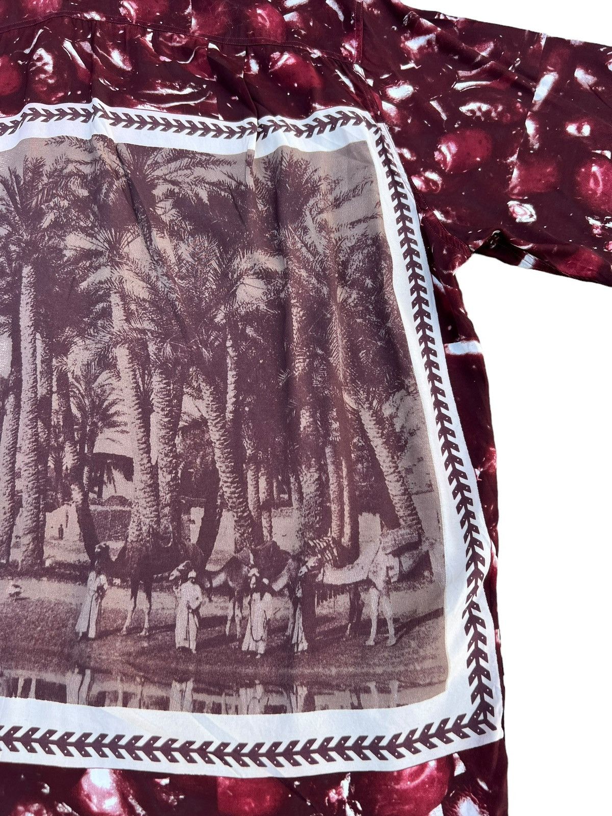 Cortigiani Cortigiani Made in Italy Egypt Rayon Oversized Art Shirt Size US XL / EU 56 / 4 - 6 Thumbnail