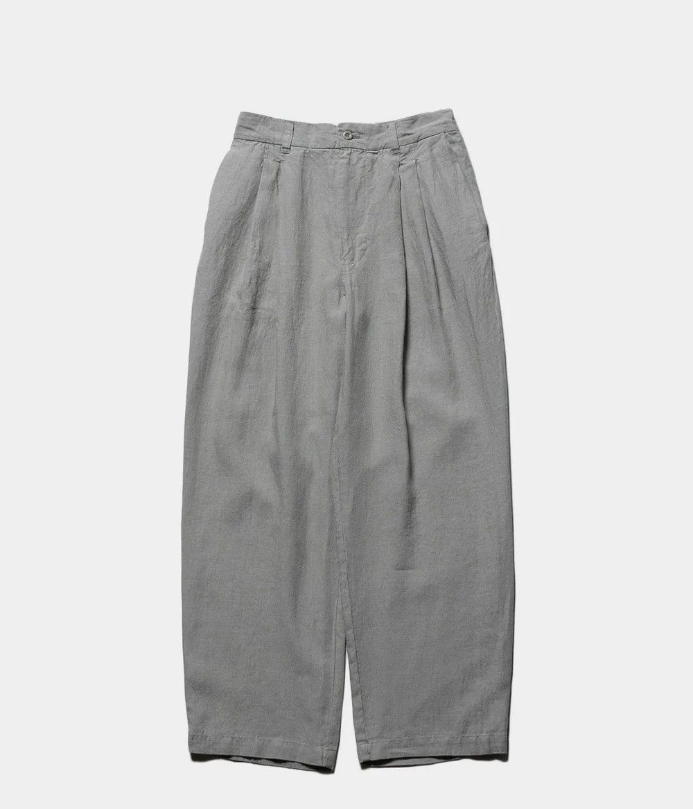 STILL BY HAND STILL BY HAND 100% Linen Pleated Black Easy Pants Size US 30 / EU 46 - 3 Thumbnail