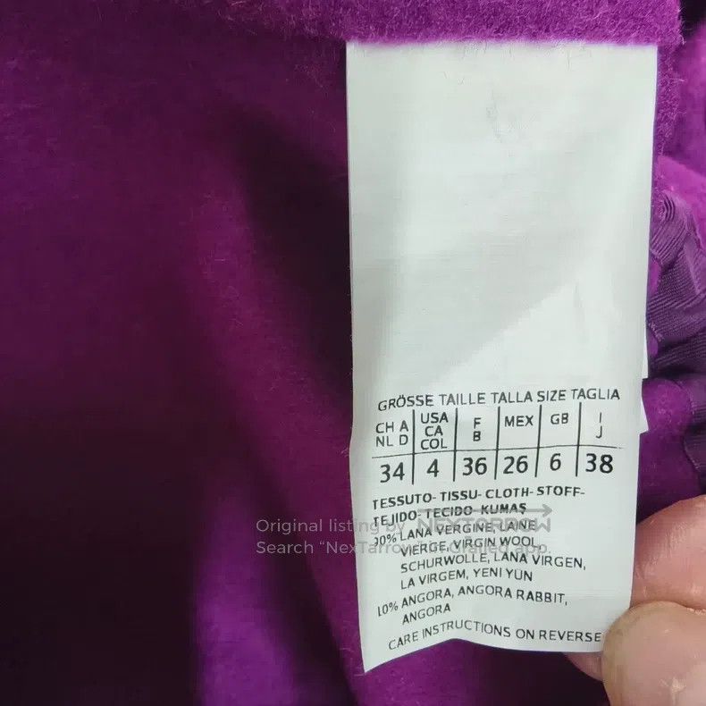 Max Mara Max Mara Wool Coat Size XXS / US 00 / IT 34 - 4 Thumbnail