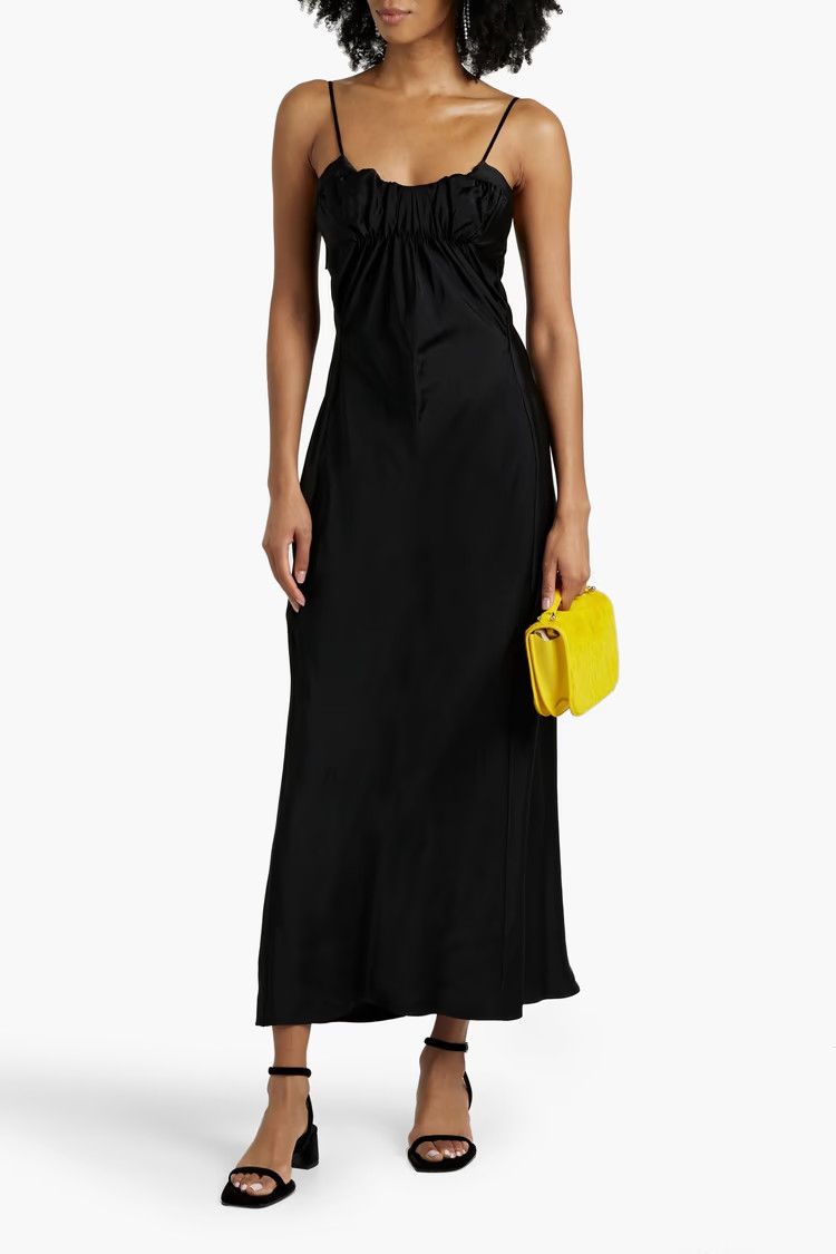 Jil Sander o1y0925 Maxi Dress in Black Size XS / US 0-2 / IT 36-38 - 2 Thumbnail