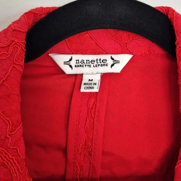 Nanette Lepore Lace Blazer Feminine Gift Holiday Party Travel Valentine Size M / US 6-8 / IT 42-44 - 10 Thumbnail