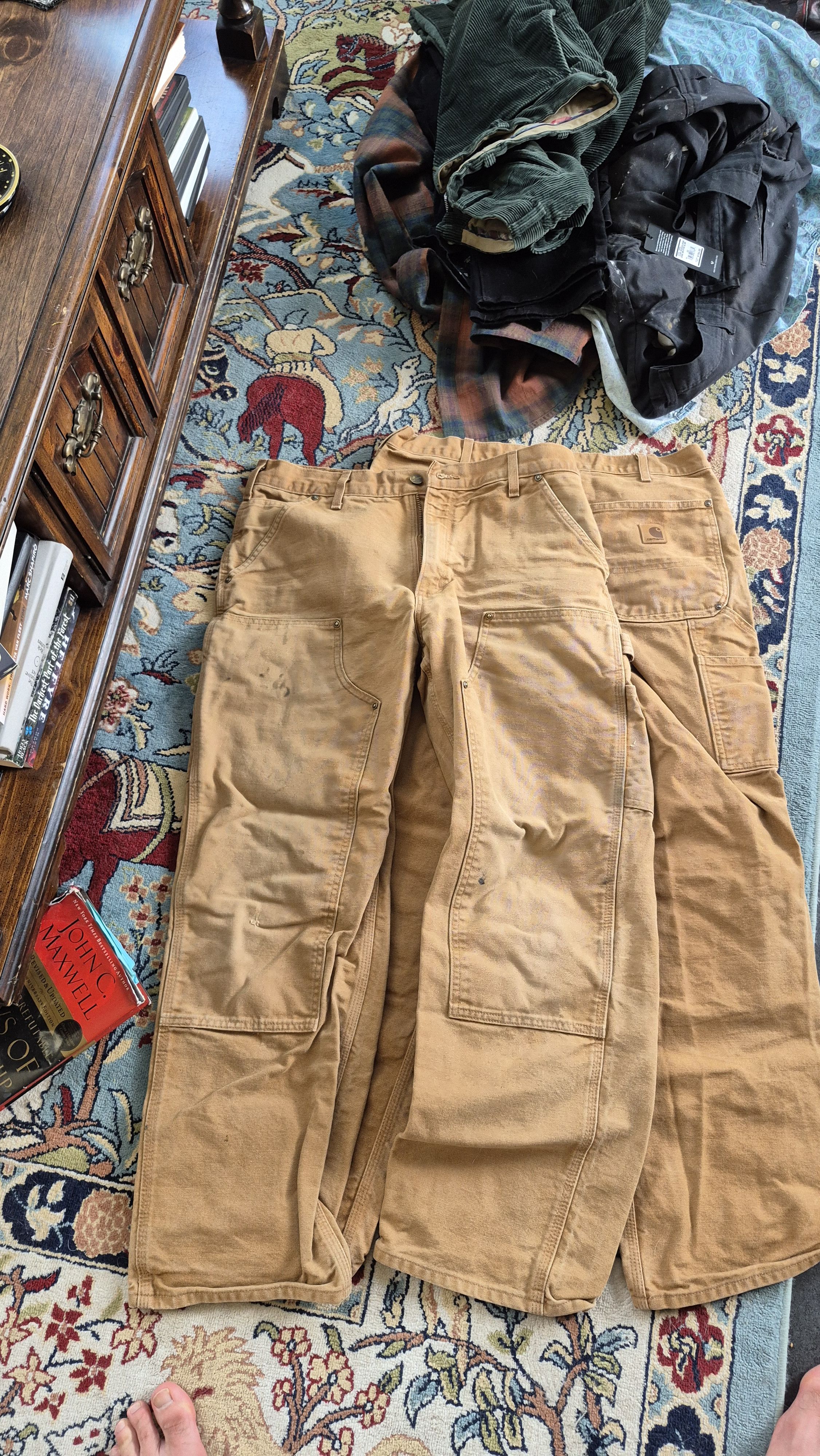 Carhartt 2x Carhartt Five Poc Double Knee Size US 33 - 2 Thumbnail