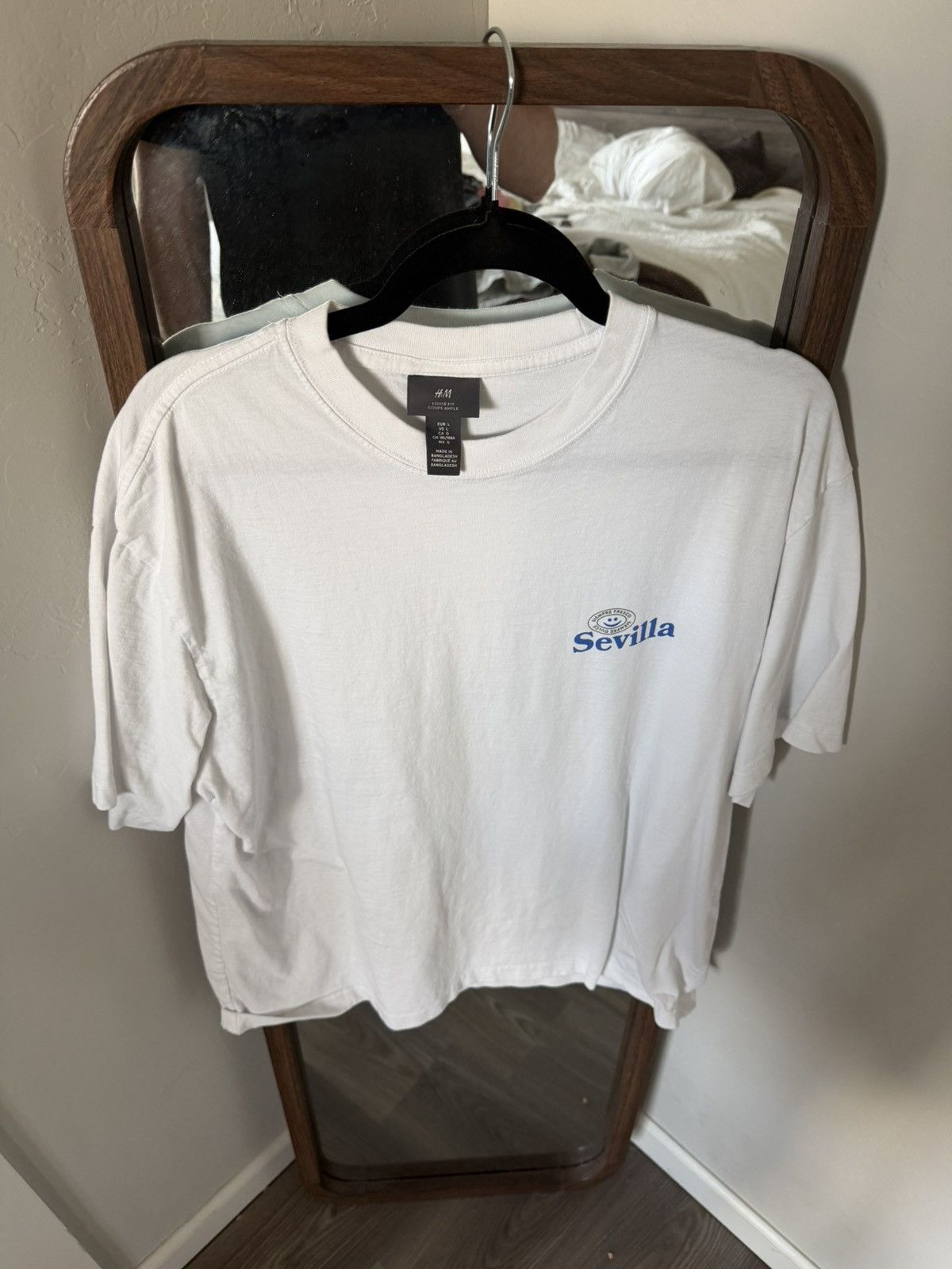H&M H&M Sevilla Graphic T-Shirt White Size US L / EU 52-54 / 3 - 1 Thumbnail