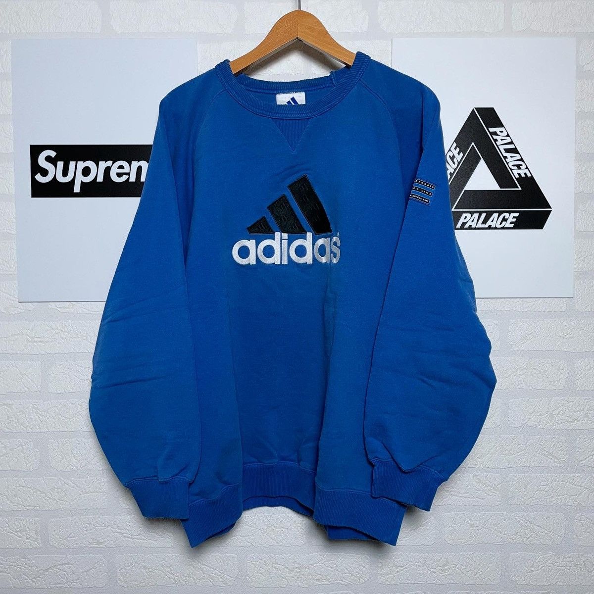 Adidas Vintage Sweatshirt Adidas Big Logo Size:M Size US M / EU 48-50 / 2 - 1 Thumbnail