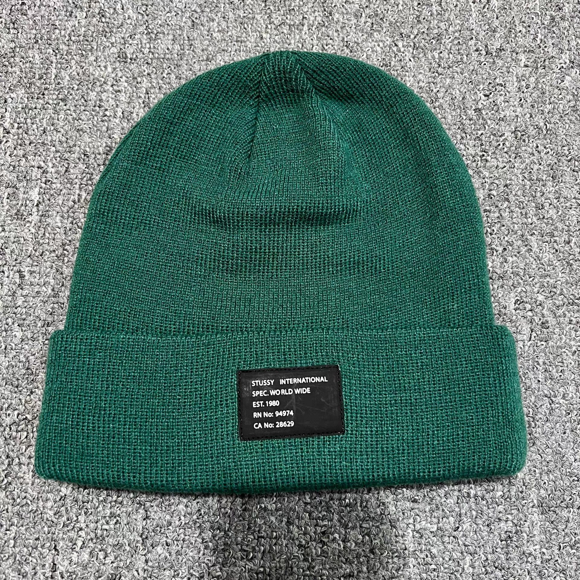 Stussy Stussy Vintage Patch Logo Knit Beanie Q7 Size ONE SIZE - 2 Thumbnail