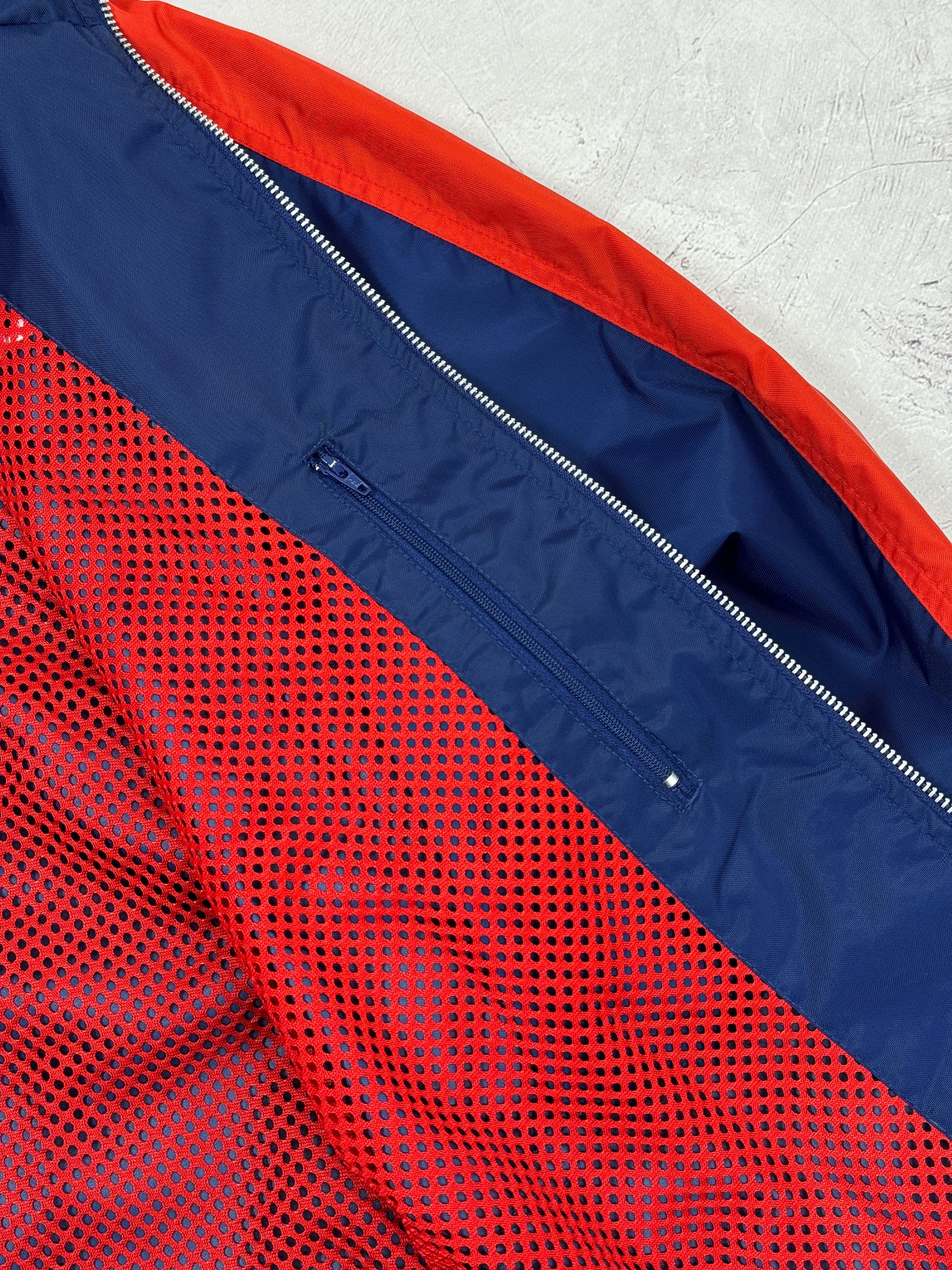 Nike × Vintage Y2K Nike Windbreaker Jacket Nylon Big Back Swoosh Logo Size US L / EU 52-54 / 3 - 17 Thumbnail