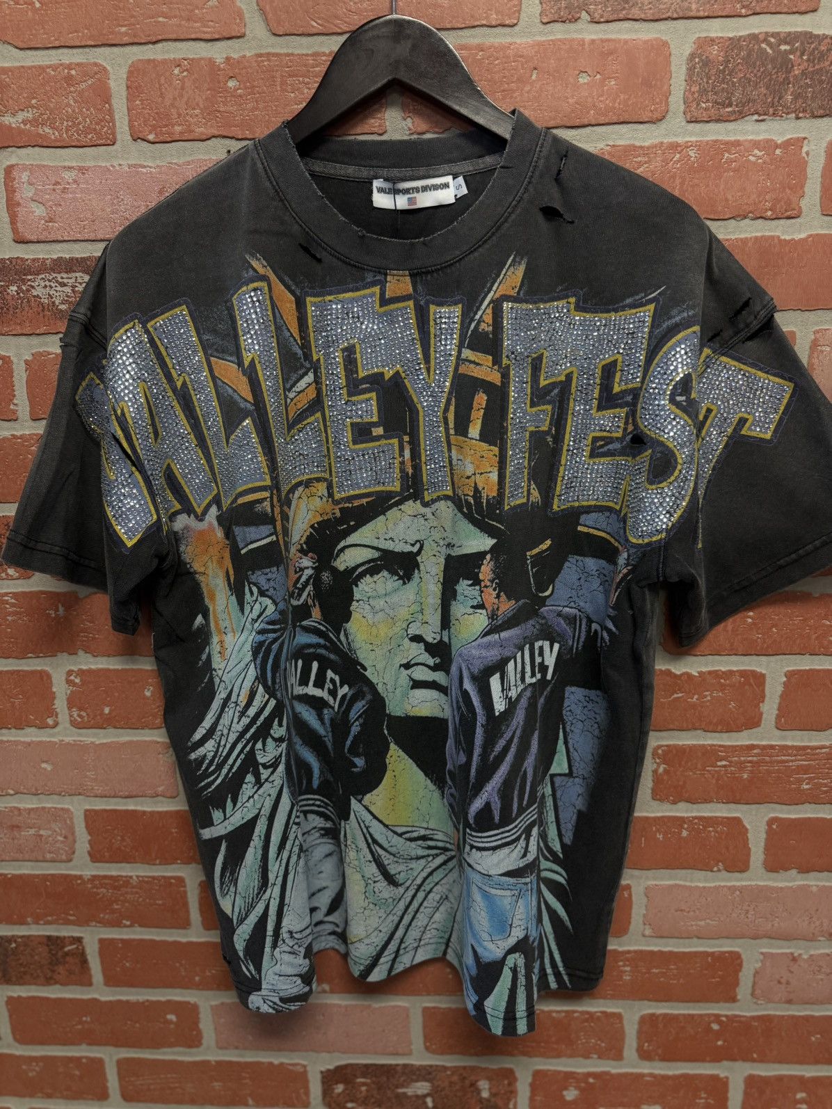 Vale Vale Valley Fest Bling Tee Size Small (NEW) Shiny Stones Size US S / EU 44-46 / 1 - 4 Thumbnail