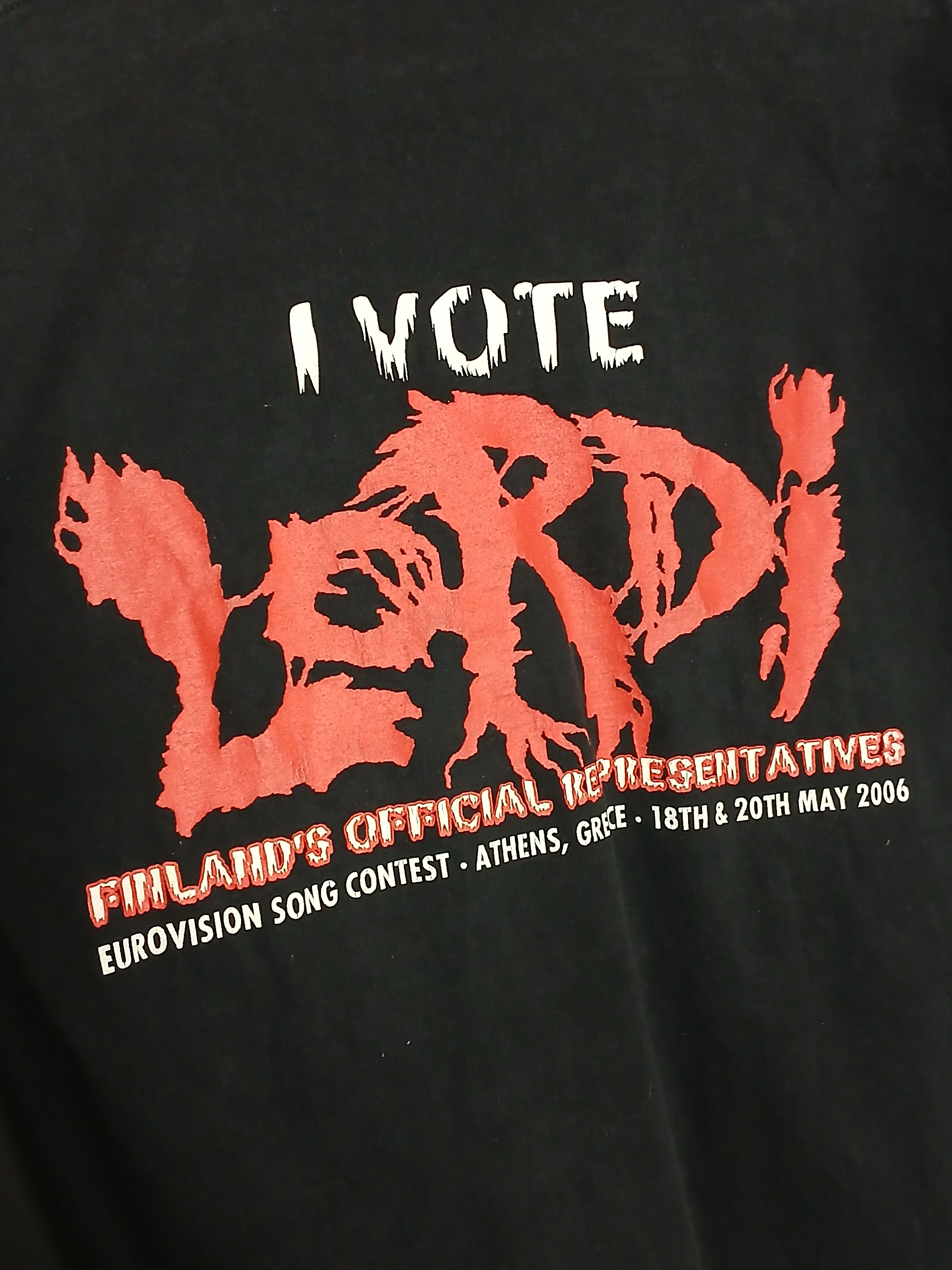 Band Tees Vintage Lordi Eurovision 2006 T-Shirt Size US M / EU 48-50 / 2 - 4 Thumbnail