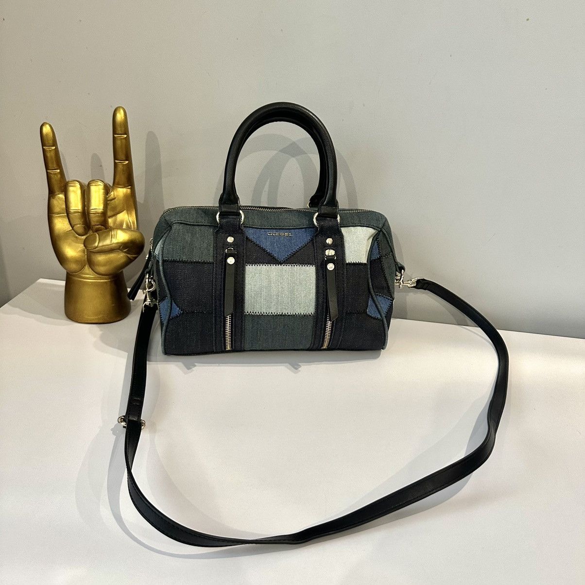 Diesel Rare Diesel Patchwork Denim bag Size ONE SIZE - 2 Thumbnail