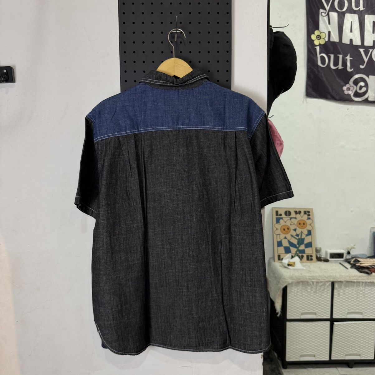 Japanese Brand Monoflow pocket shirt chambray Size US L / EU 52-54 / 3 - 3 Thumbnail