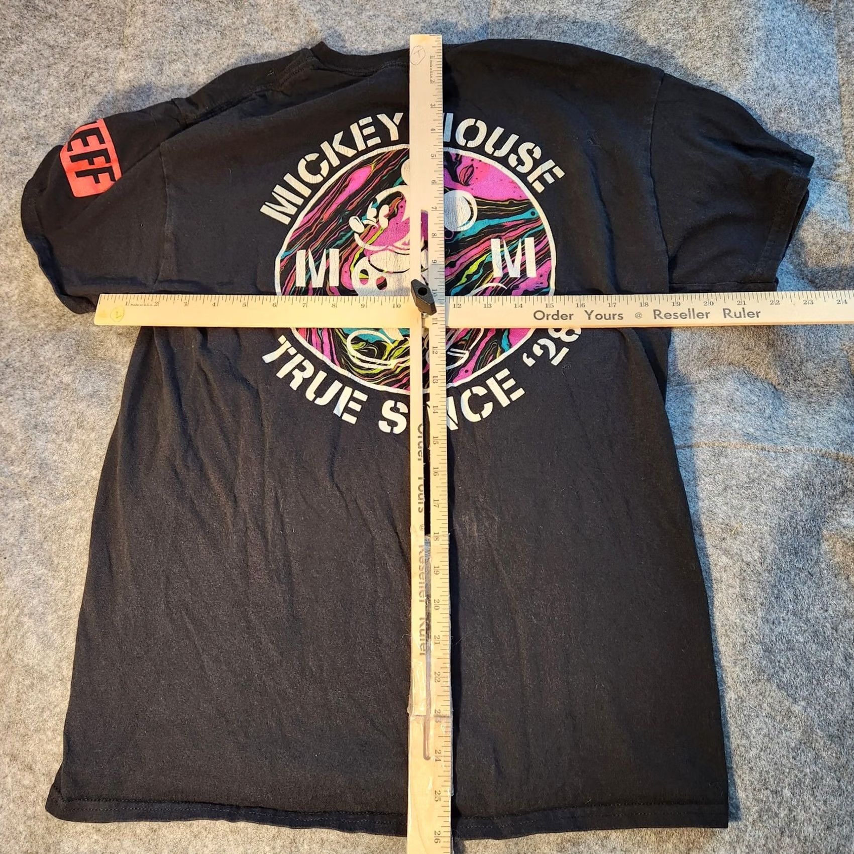 Disney Disney Neff Shirt Mens Medium Black Mickey Mouse True Since '28 Graphic Tee Size US M / EU 48-50 / 2 - 6 Thumbnail