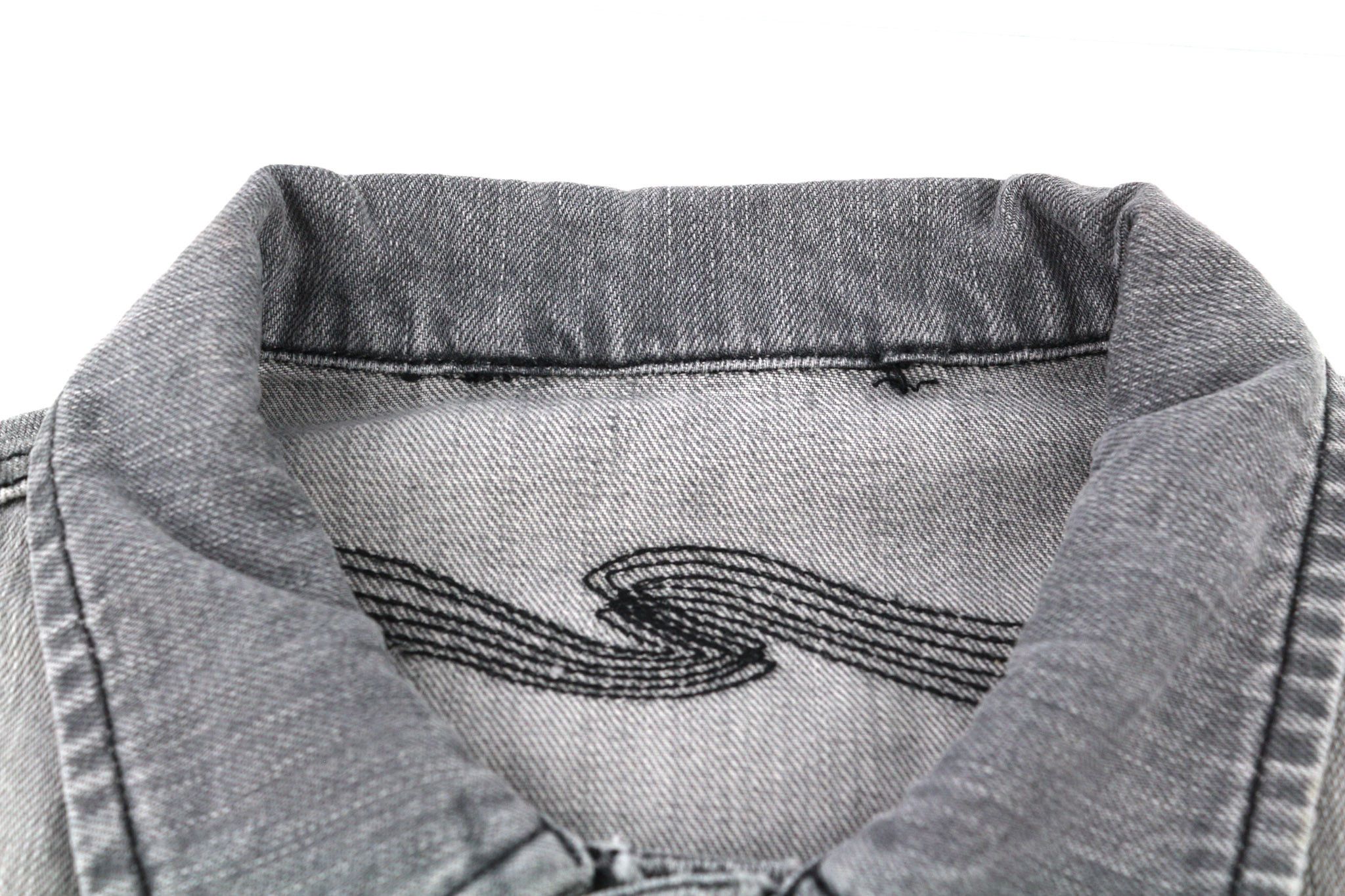 Nudie Jeans CONNY S Sunbleached Black Grey Jacket 81618 Size US S / EU 44-46 / 1 - 10 Thumbnail