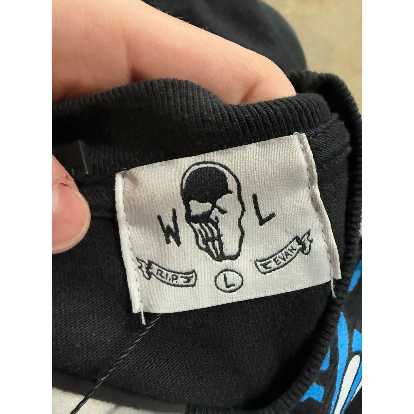 Warren Lotas Warren Lotas Tee RIP Used Large Size US L / EU 52-54 / 3 - 2 Thumbnail