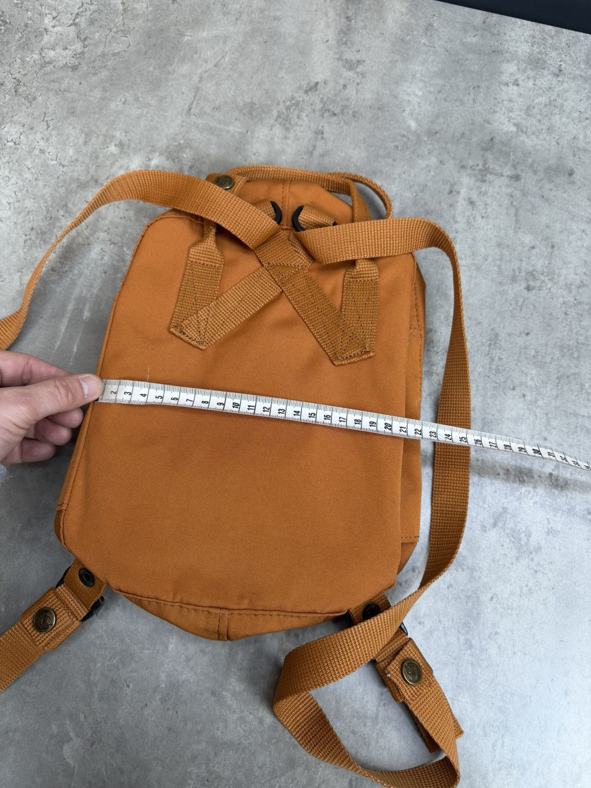 Fjallraven Fjallraben Kanken Mini Backpack Orange/Brown Unisex Size ONE SIZE - 13 Thumbnail
