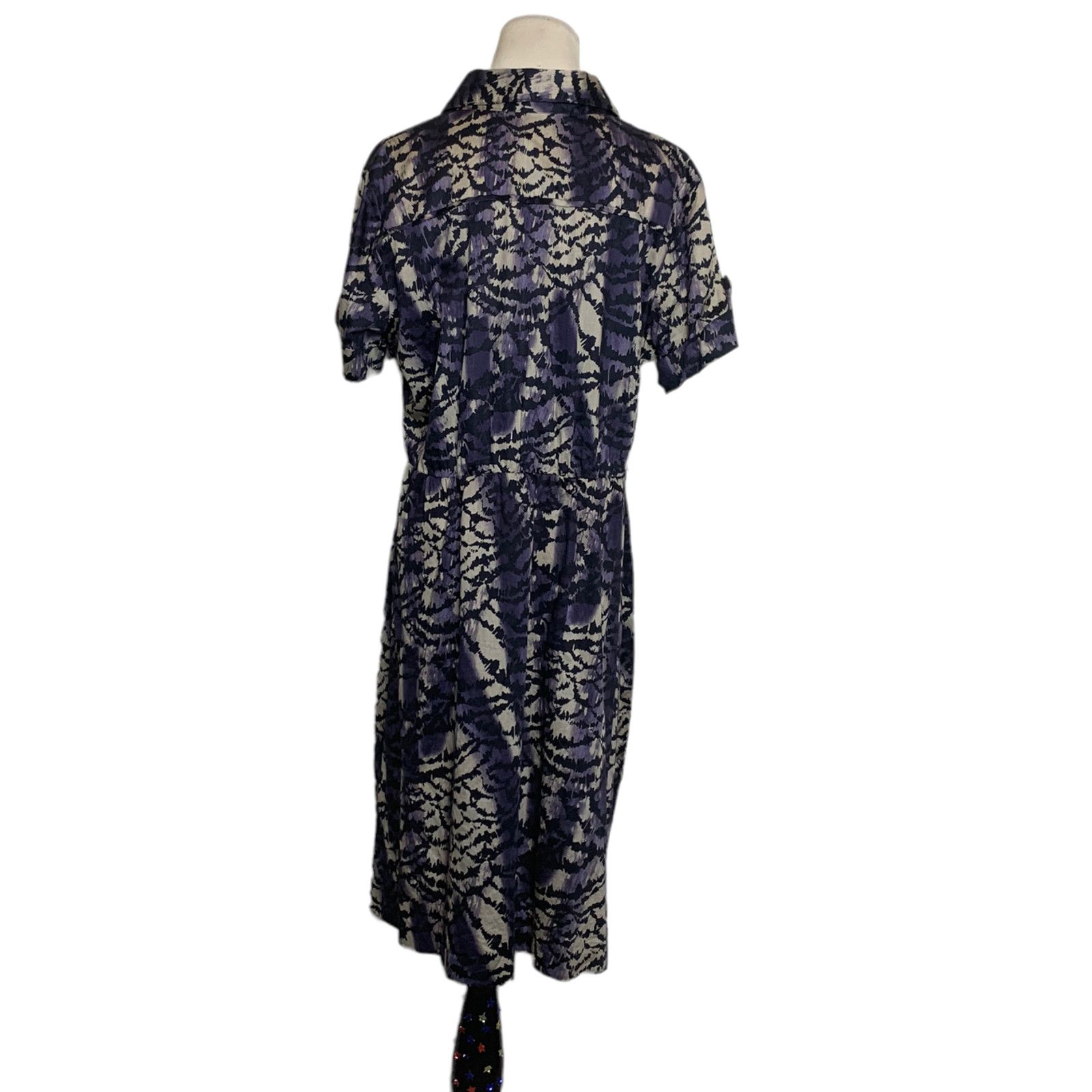 Alfani Alfani animal print short sleeves shirt mini dress size 14 Size XL / US 12-14 / IT 48-50 - 4 Thumbnail
