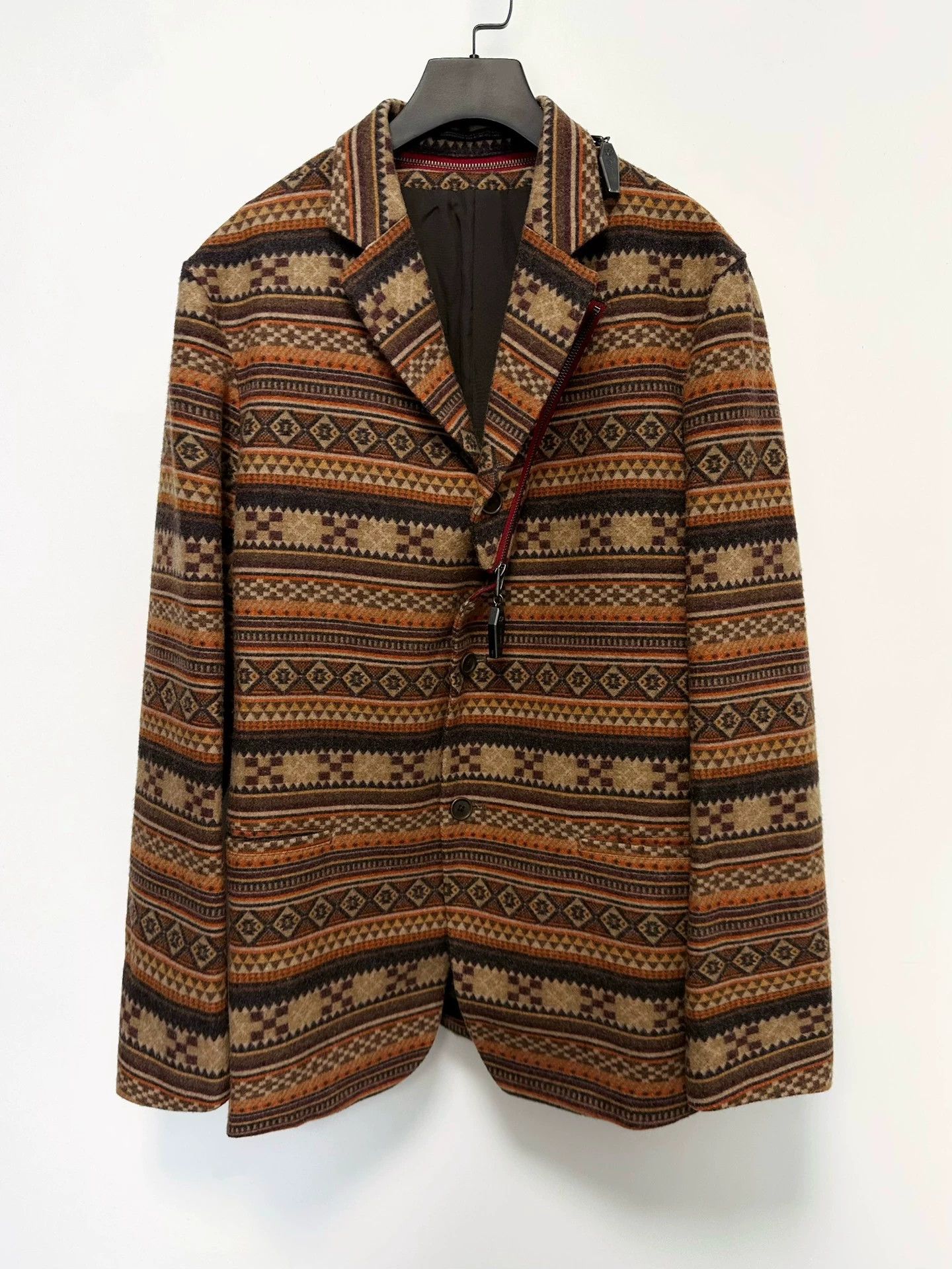 Yohji Yamamoto Yohji Yamamoto 14AW Totem Zipper Runway Jacket Size US XL / EU 56 / 4 - 1 Thumbnail