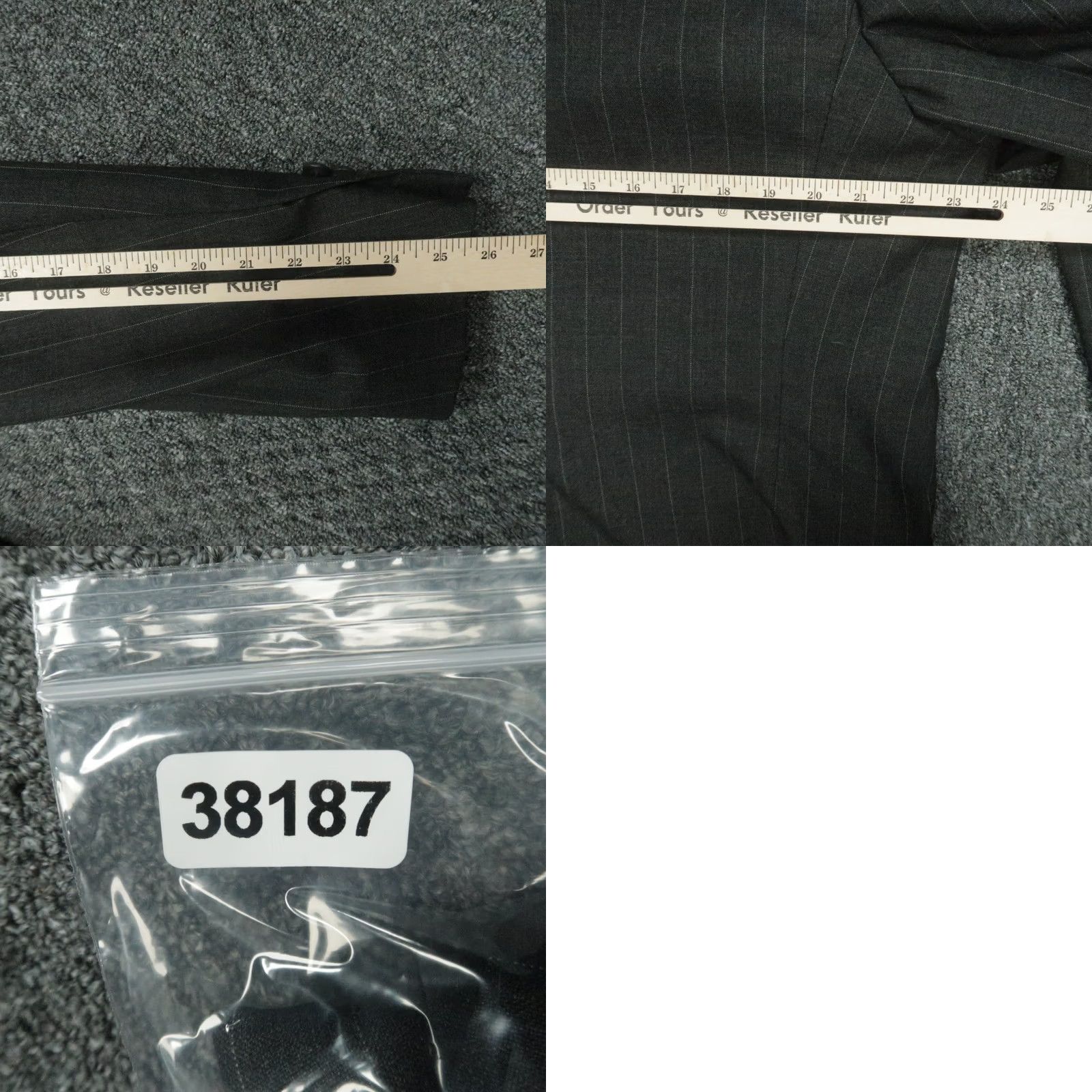 Polo Ralph Lauren VINTAGE Polo Ralph Lauren Blazer Men 44L Gray Wool Pinstripe Striped 2 Piece Blazer Mens Size US XXL / EU 58 / 5 - 9 Thumbnail
