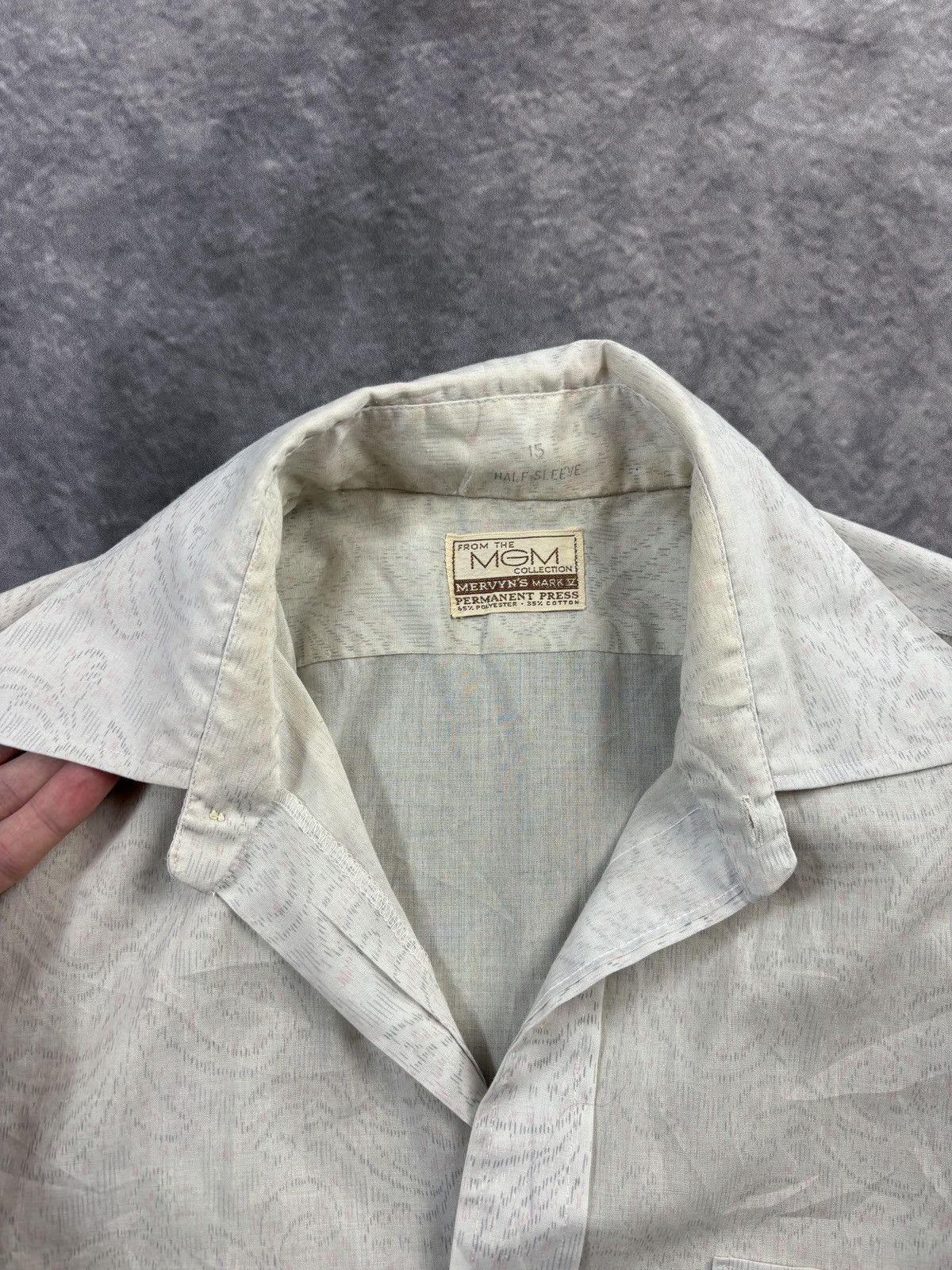 Vintage 1970s MGM Collection Vintage Shortsleeve Shirt Paisely Size US S / EU 44-46 / 1 - 4 Thumbnail