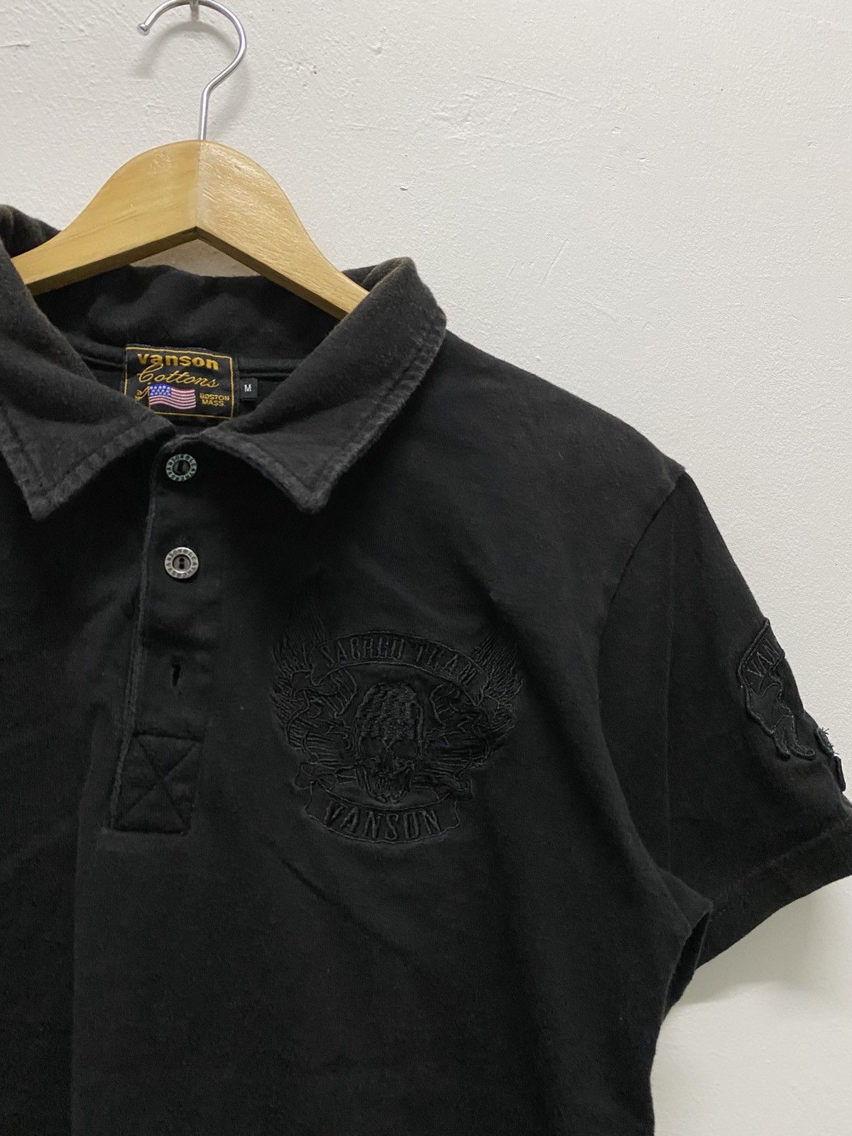 Japanese Brand × Vanson Leathers × Vintage 🔥Vintage Vanson Big Skull Logo Size US M / EU 48-50 / 2 - 6 Thumbnail