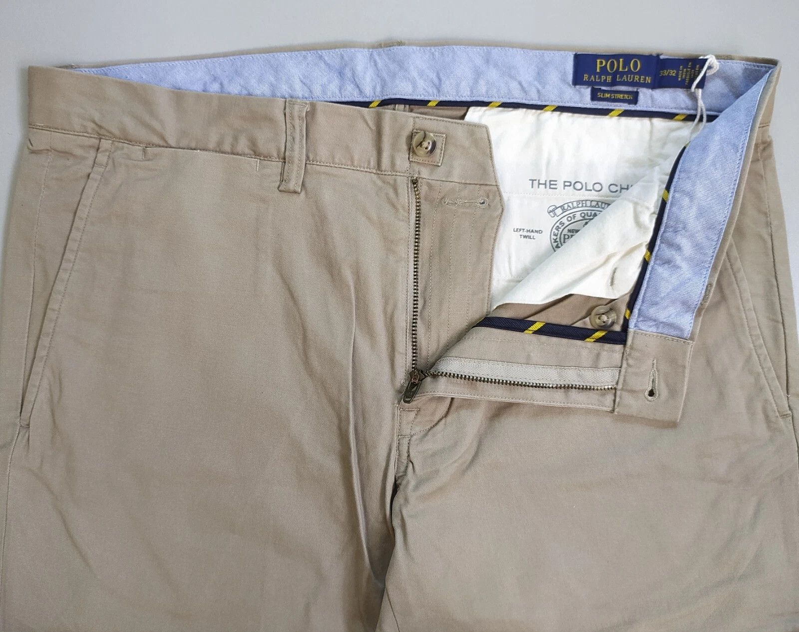 Polo Ralph Lauren Polo Ralph Lauren Slim Stretch Fit Chino Trouser FTP 0065 Size US 33 - 4 Thumbnail