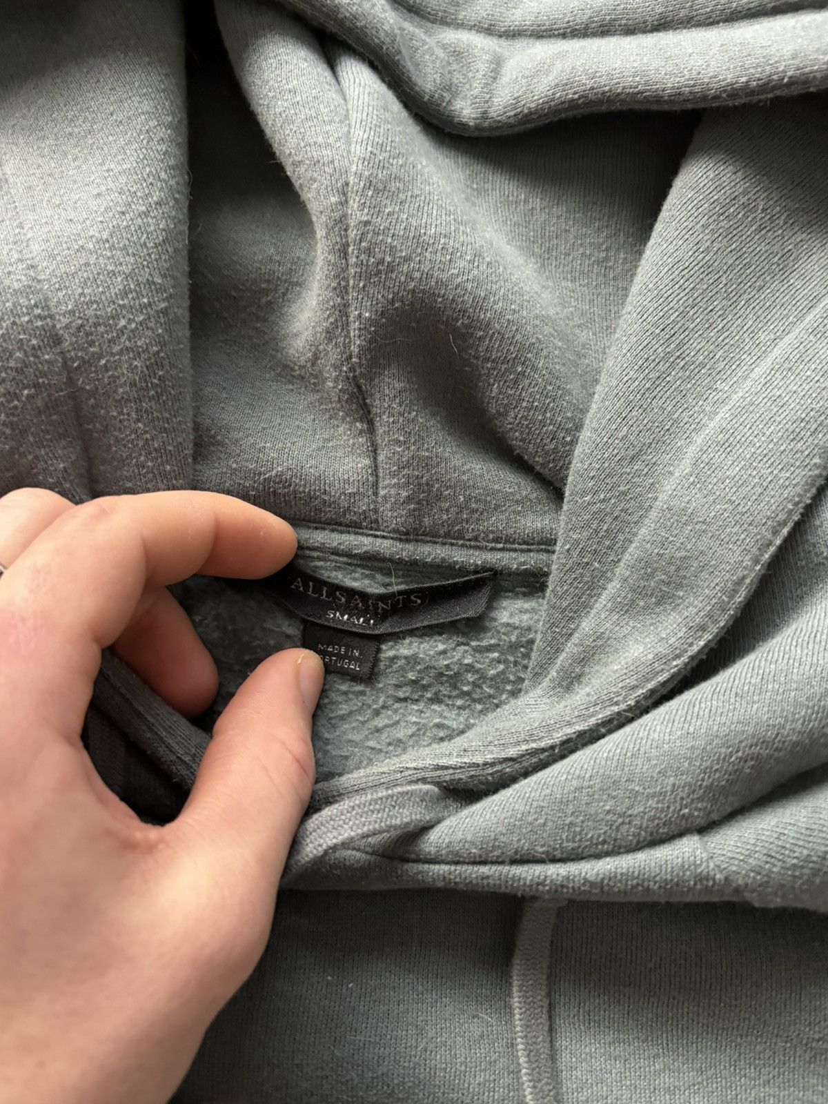Allsaints × Vintage Vintage Big Logo Hoodie Allsaints Size US S / EU 44-46 / 1 - 5 Thumbnail