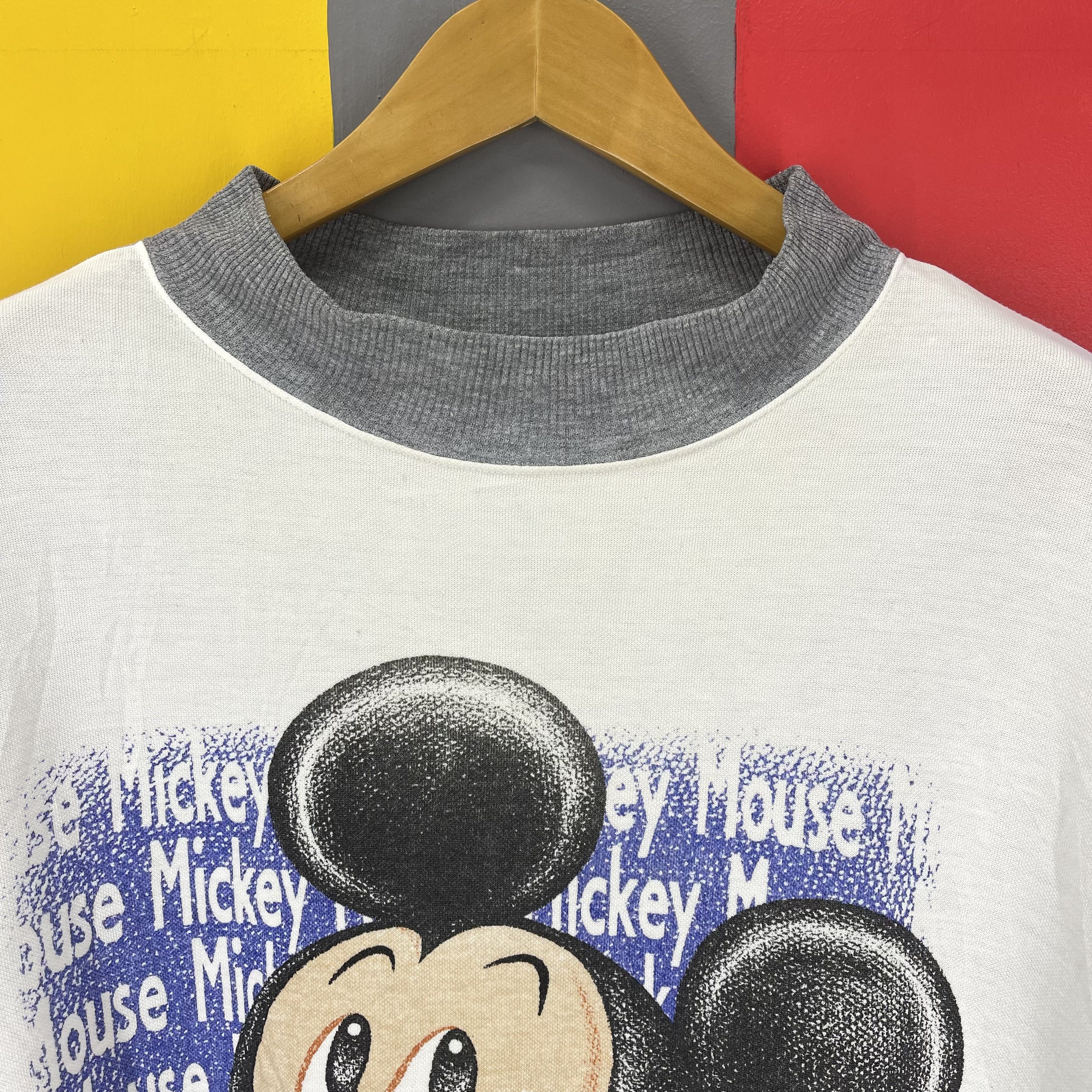 Disney MICKEY MOUSE by DIA CLUB Crew Neck Sweatshirt #1404AW Size US M / EU 48-50 / 2 - 2 Thumbnail
