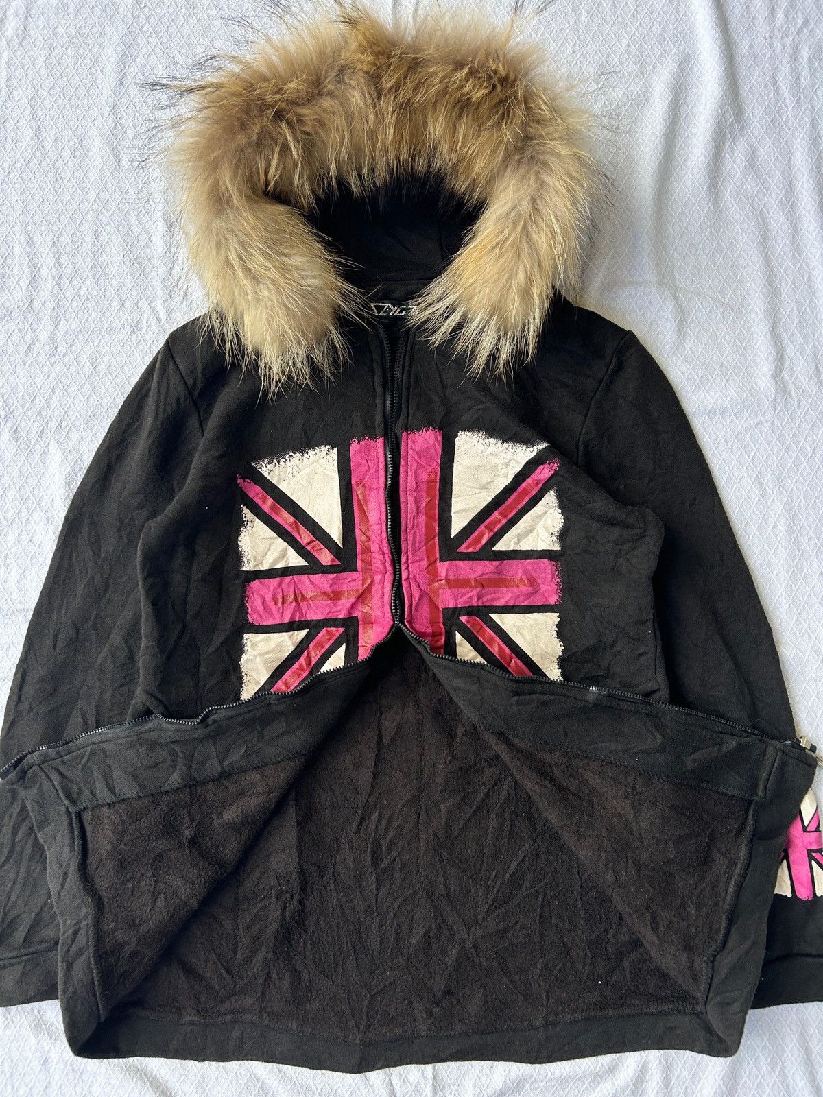 Japanese Brand Fur hoodie poem Inggris flags ifsixewasnine Size US M / EU 48-50 / 2 - 3 Thumbnail
