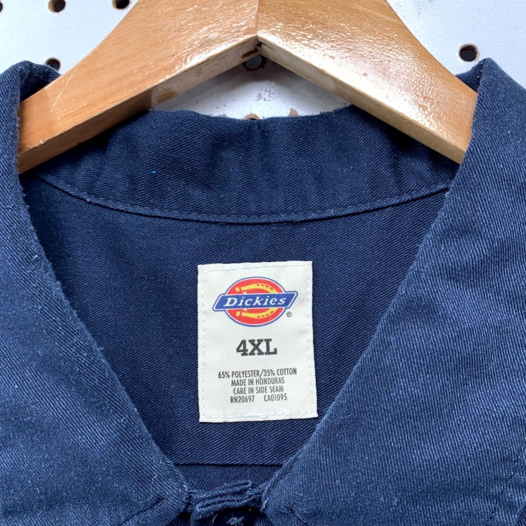 Dickies Leinenkugel'S Dickies Work Button Shirt Mens 4XL Navy Blue Embroidered Beer USA Size US XXL / EU 58 / 5 - 5 Thumbnail