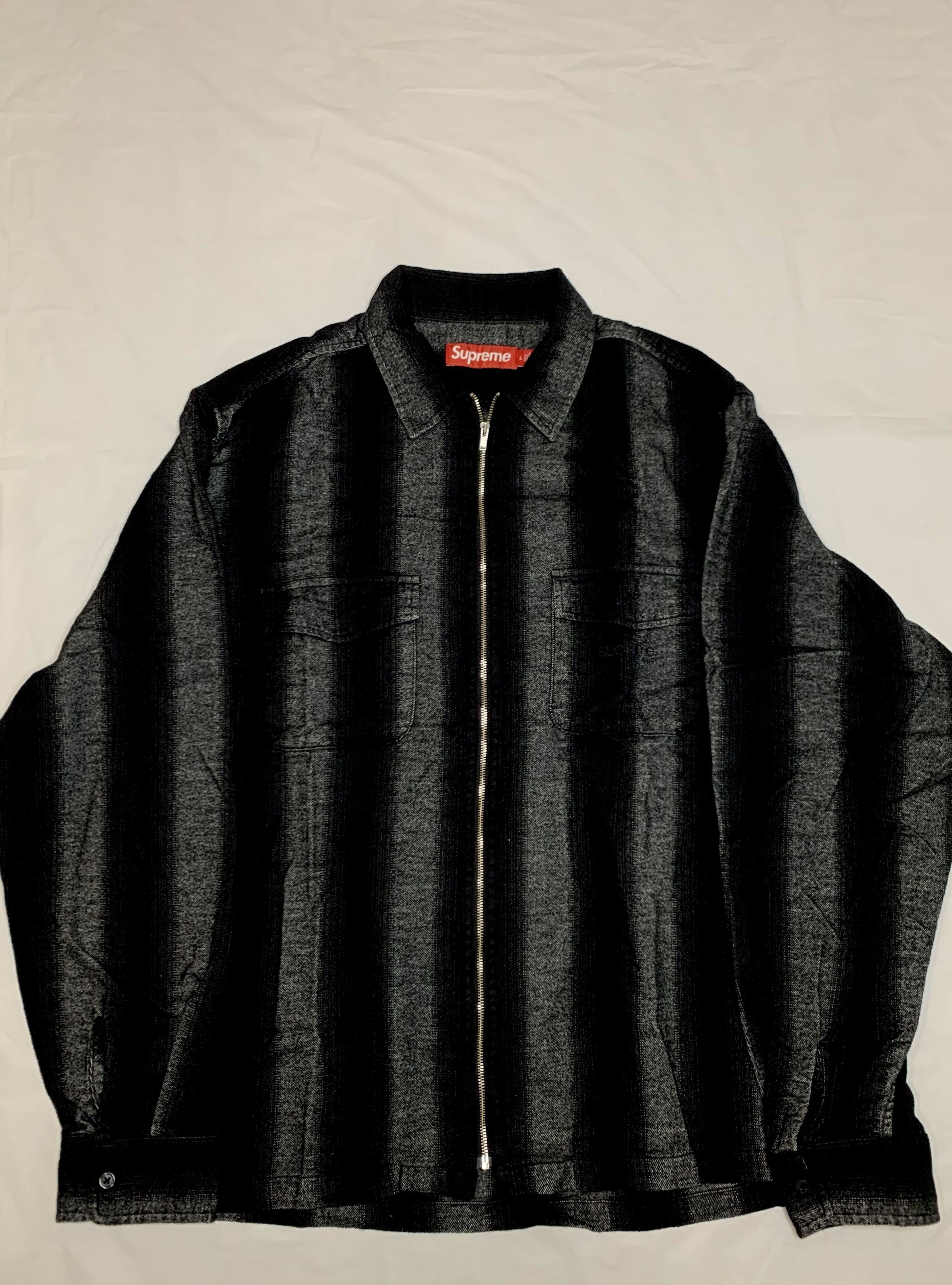 Supreme Supreme Vertical Zip-Up Long Sleeve Polo | Grailed