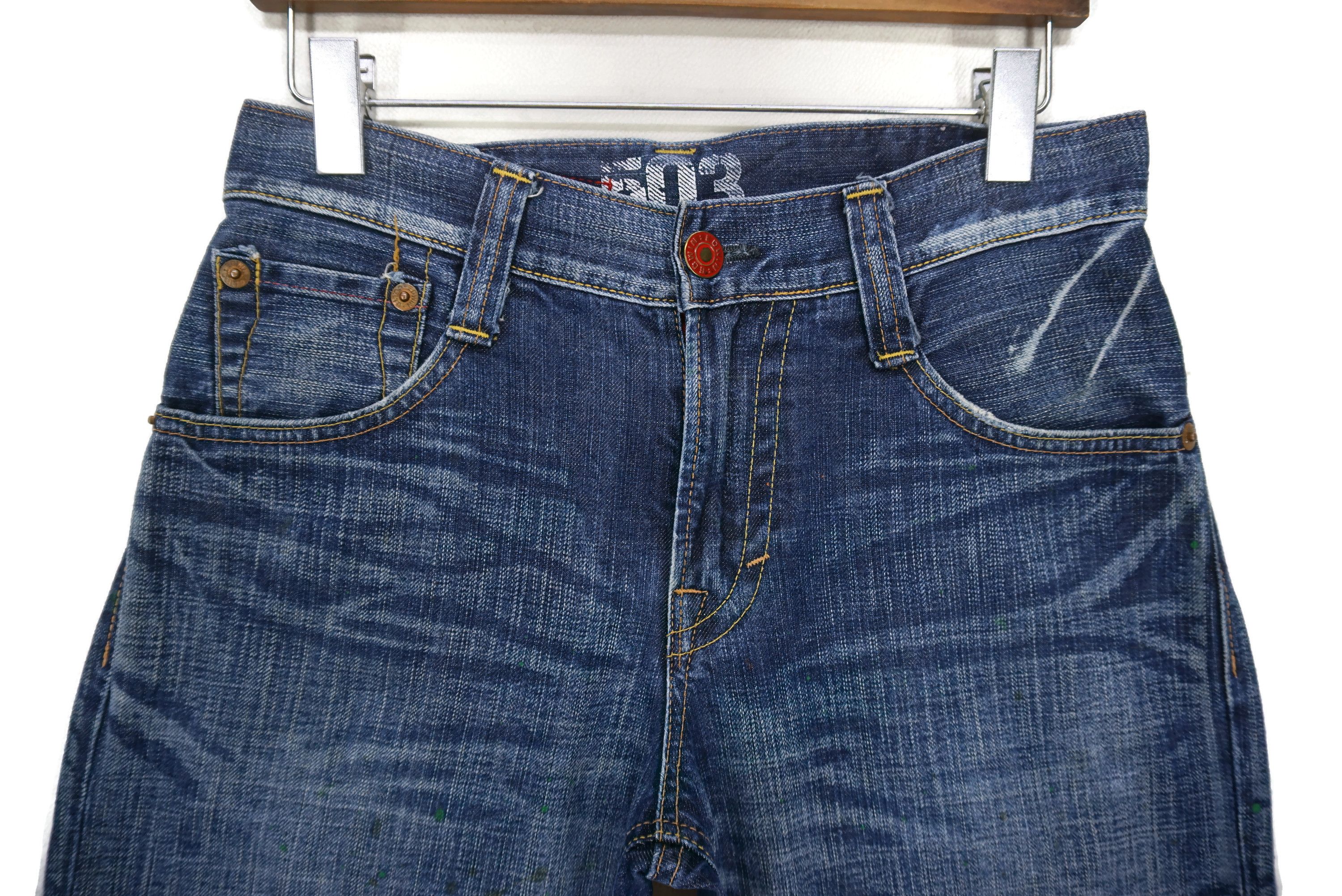Japanese Brand Edwin Jeans Size 28 fit W30xL28 503 Blue Trip Ankle Denim Size US 28 / EU 44 - 3 Thumbnail