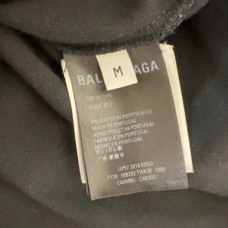 Balenciaga Balenciaga Black short sleeves Size US M / EU 48-50 / 2 - 5 Thumbnail