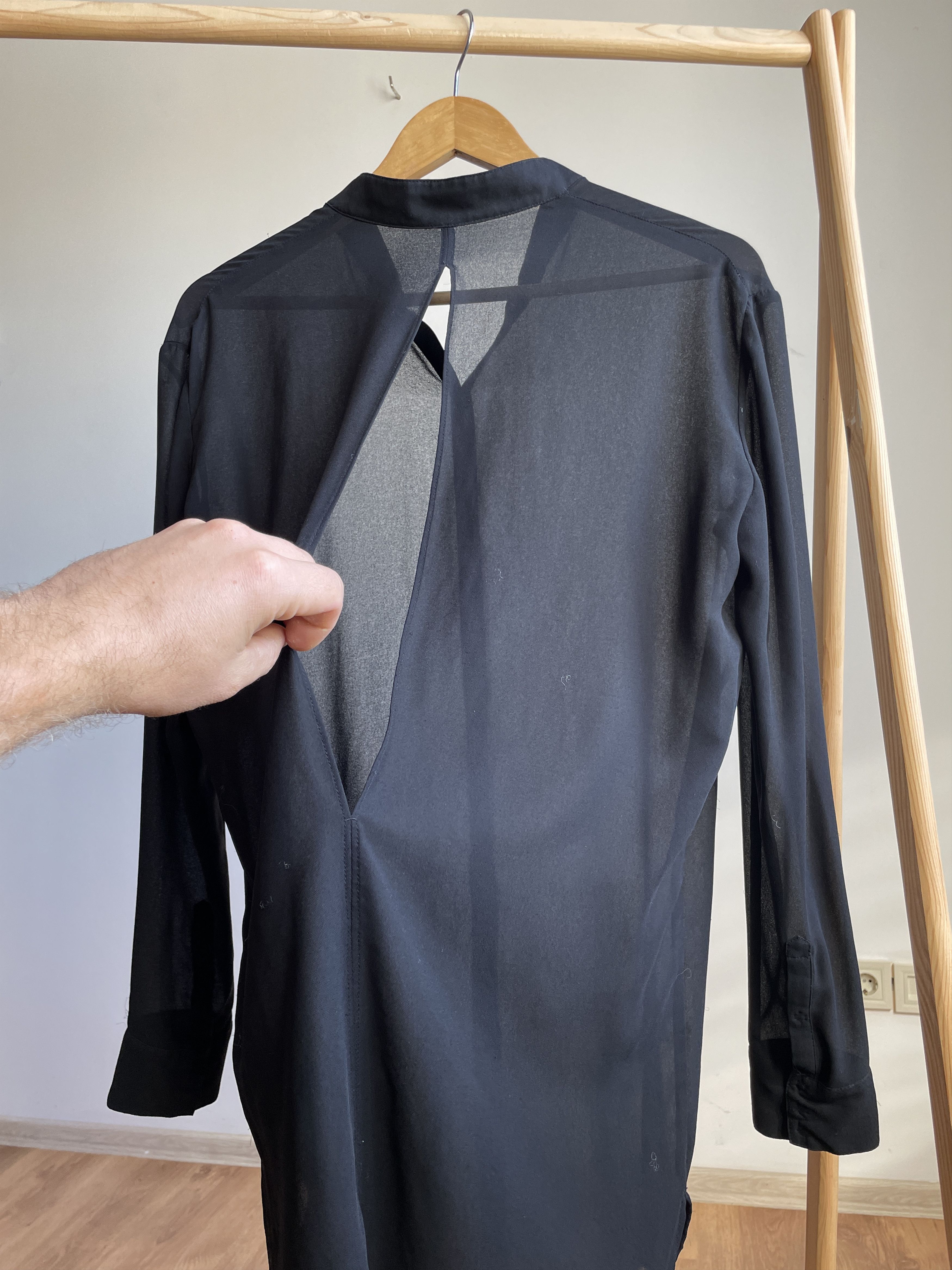 Acne Studios Acne Studios SS12 Womens With You Open Back Sheer Blouse Size XS / US 0-2 / IT 36-38 - 4 Thumbnail