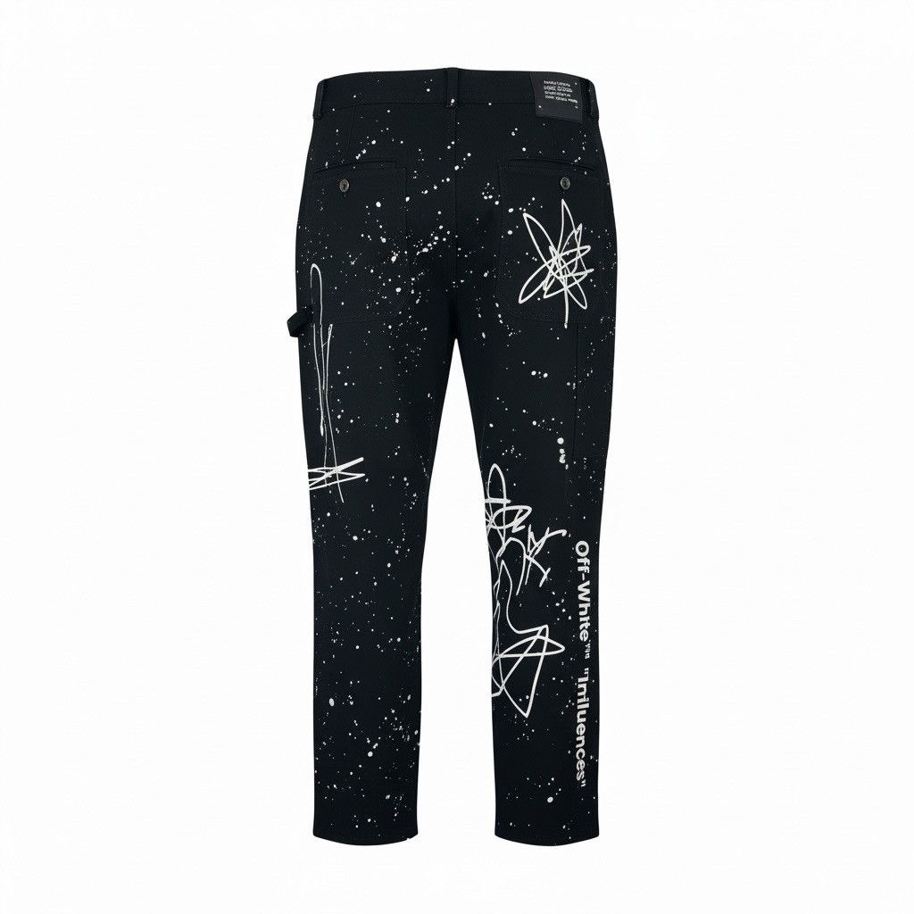 Off-White OFF-WHITE ARTWORK PANTS Size US 34 / EU 50 - 2 Thumbnail