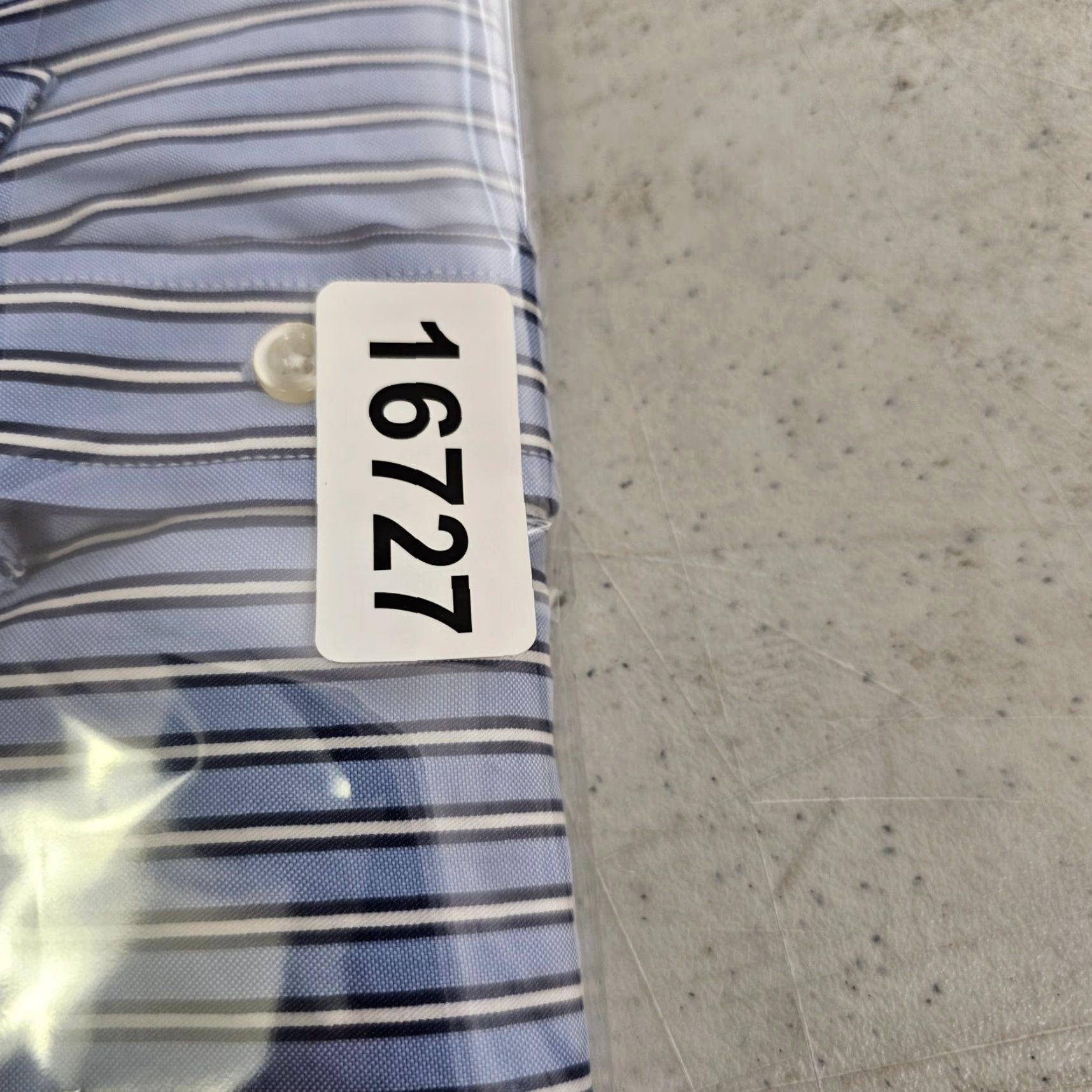 Peter Millar Peter Millar Shirt Mens 15 Blue Pinstriped Woven Casual Button Down Cotton Size US M / EU 48-50 / 2 - 8 Thumbnail
