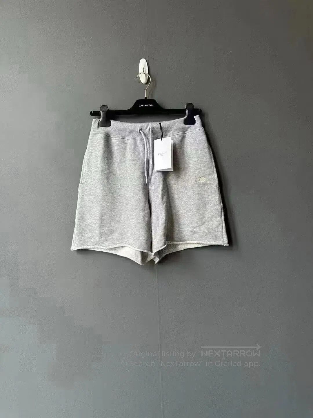 Celine CELINE size S Gray Arc de Triomphe Embroidered Shorts| Size US 27 - 1 Thumbnail