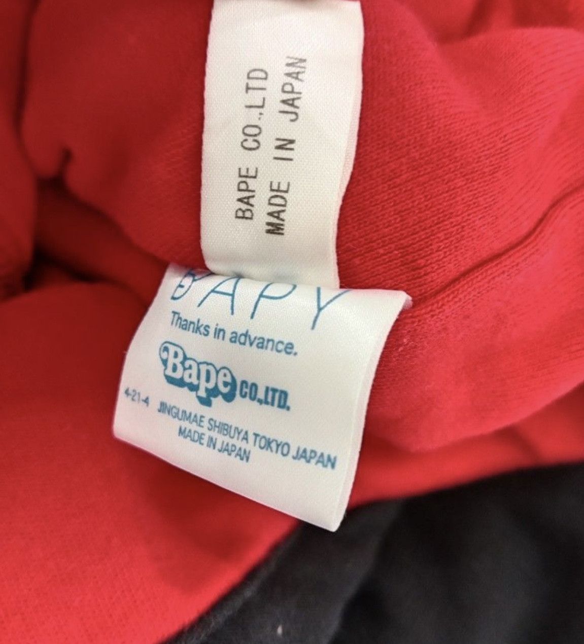 Bape × Vintage Vintage Bapy Bape Plain Hoodie Size S / US 4 / IT 40 - 5 Thumbnail